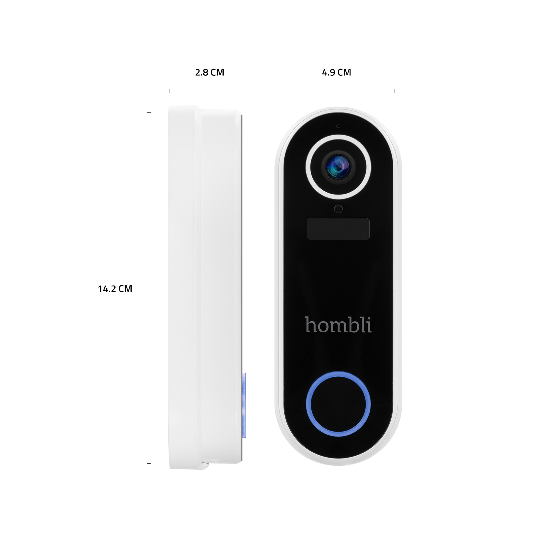 Hombli Smart Home Türklingel »smarte Türklingel 2 + Gong«, Aussenbereich