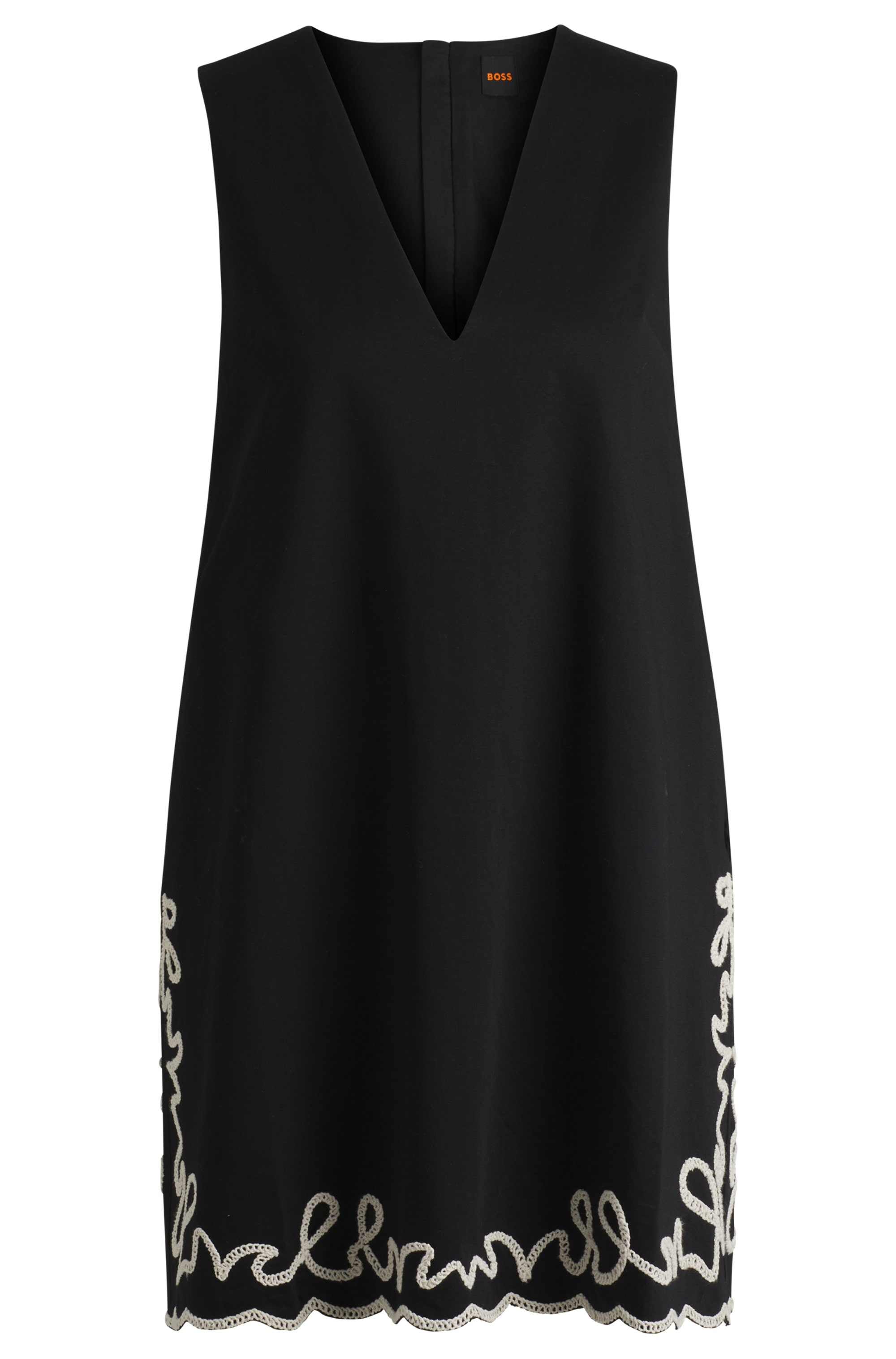 BOSS ORANGE Blusenkleid »Dembrolai Premium Damenmode«, mit Stickerei