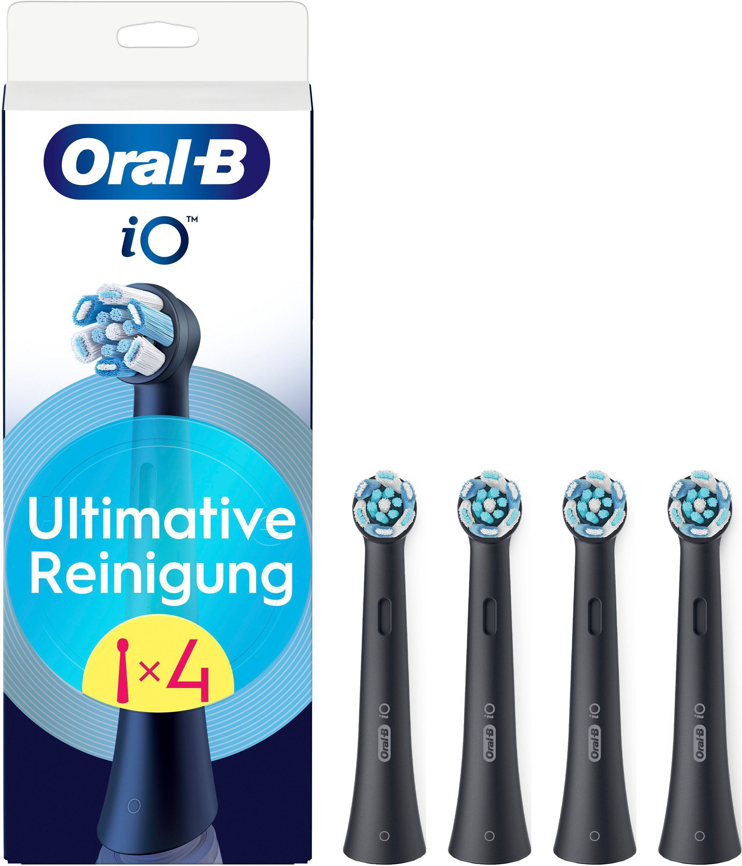 Oral-B Aufsteckbürsten "iO Ultimative Reinigung" für fortgeschrittene Tiefenreinigung und Plaque-Entfernung