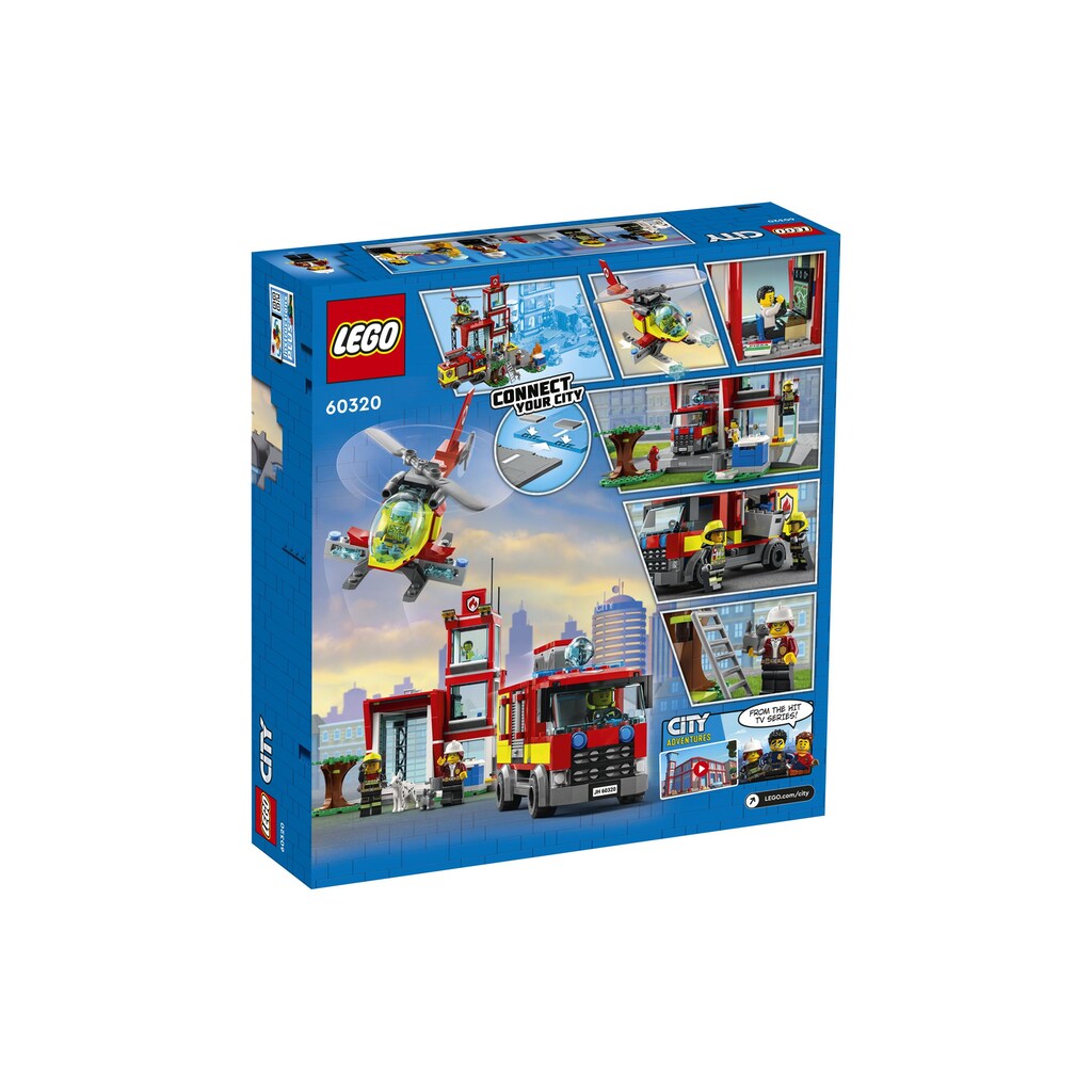 LEGO® Spielbausteine »Feuerwache 60320«, (540 St.)