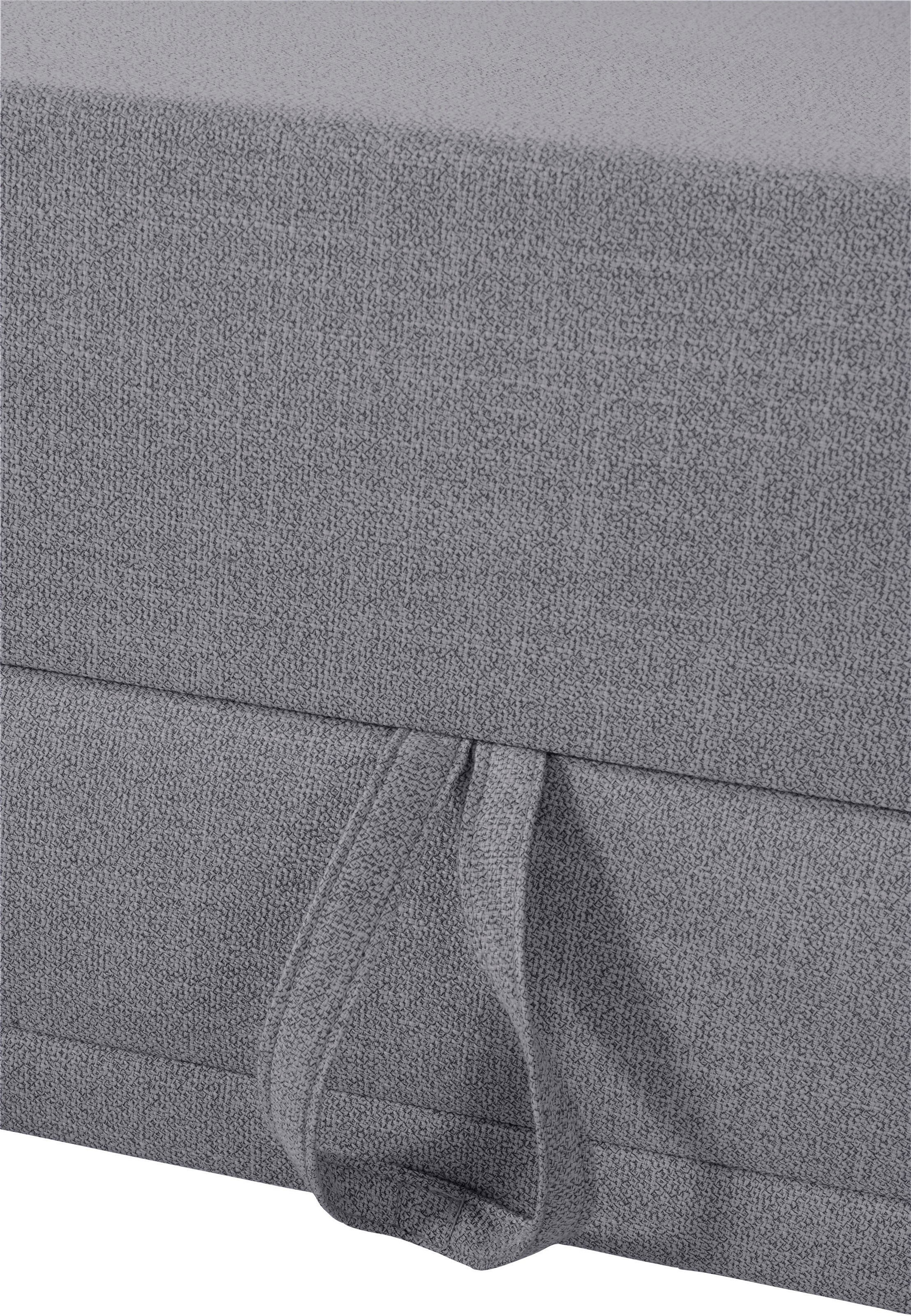 sit&more Ecksofa »Clio L-Form«, wahlweise mit Bettfunktion und Bettkasten, inklusive Federkern