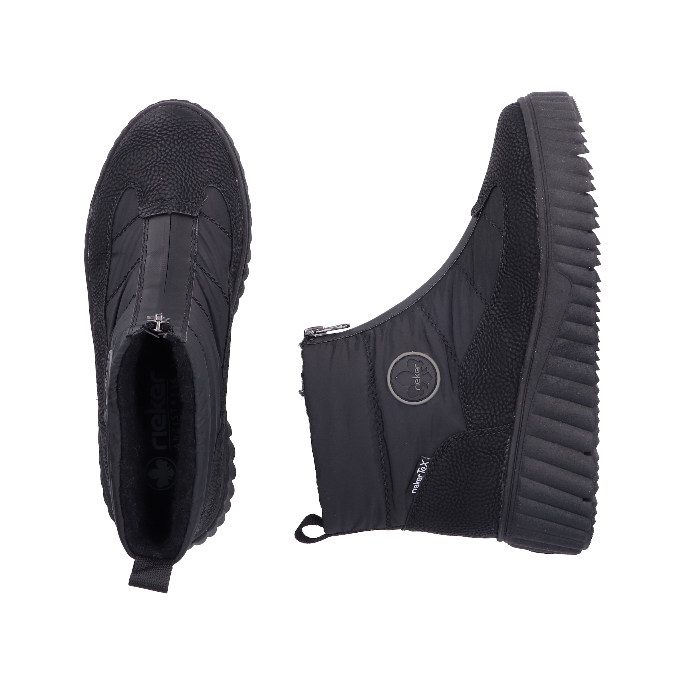 Rieker Winterboots, Outdoorboots, Snowboots mit Reissverschluss am Rist