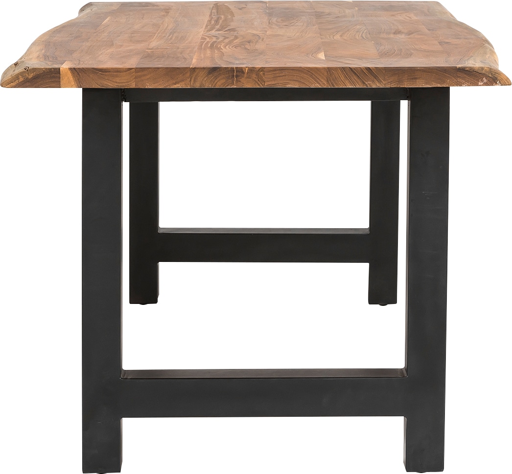 SalesFever Essgruppe »Stilvolle Essgruppe«, (Set, 5 tlg.), 5-teiliges Set aus geöltem, gewachstem Massivholz