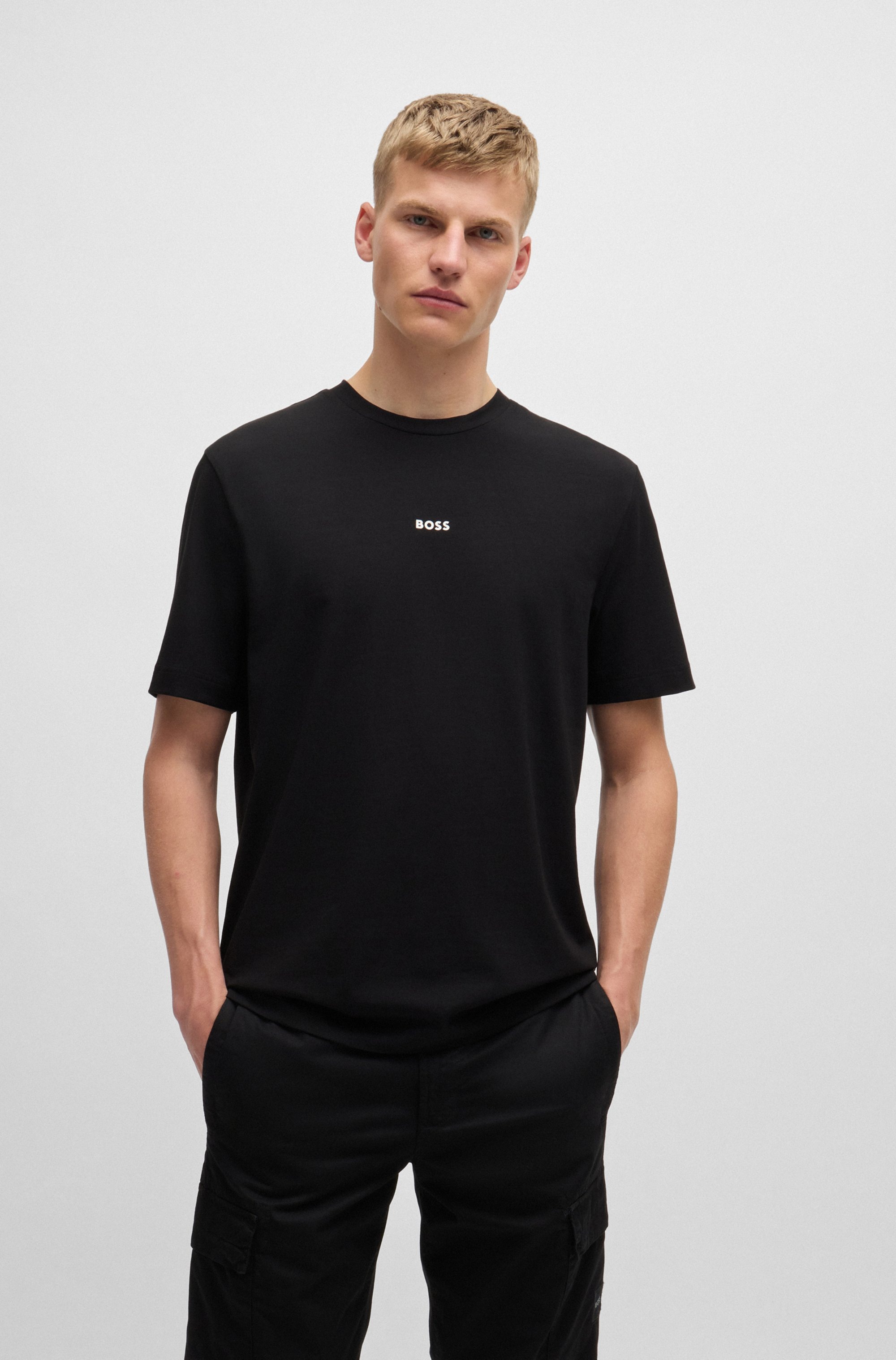 BOSS ORANGE T-Shirt »TChup« mit Rundhalsausschnitt