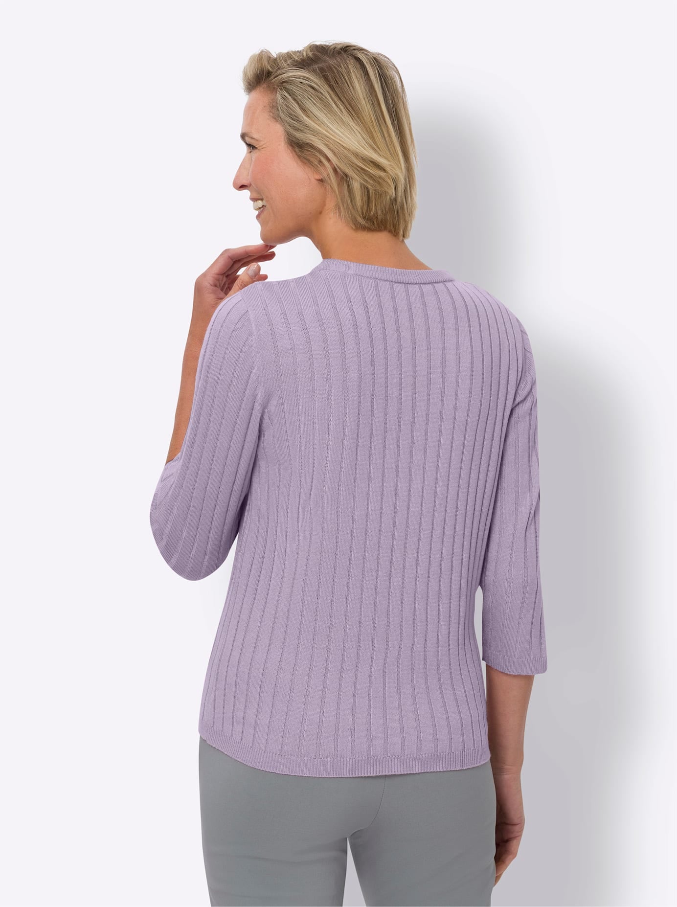 Classic Basics 3/4 Arm-Pullover »Rundhals-Pullover«