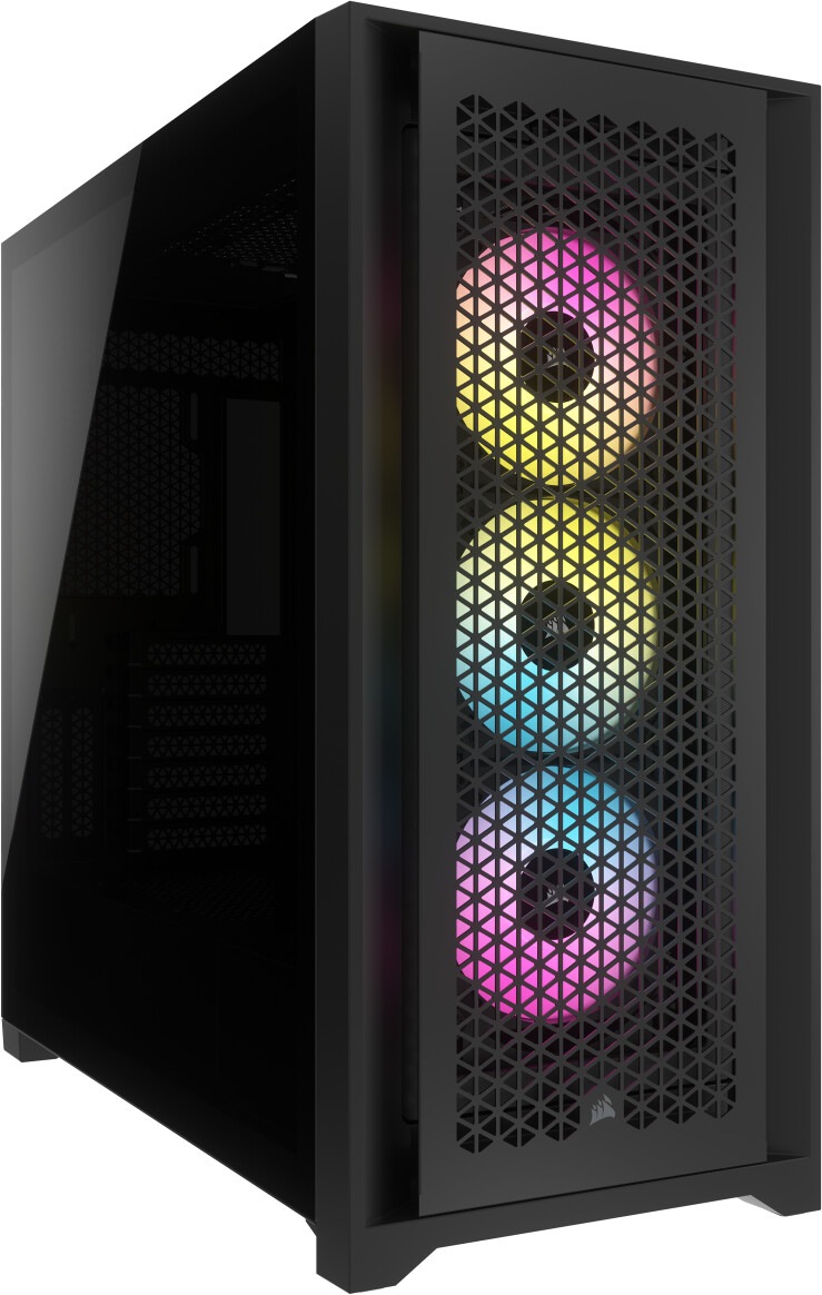 Corsair PC-Gehäuse »iCUE 5000D RGB Airflow Tempered Glass Mid-Tower, Black«