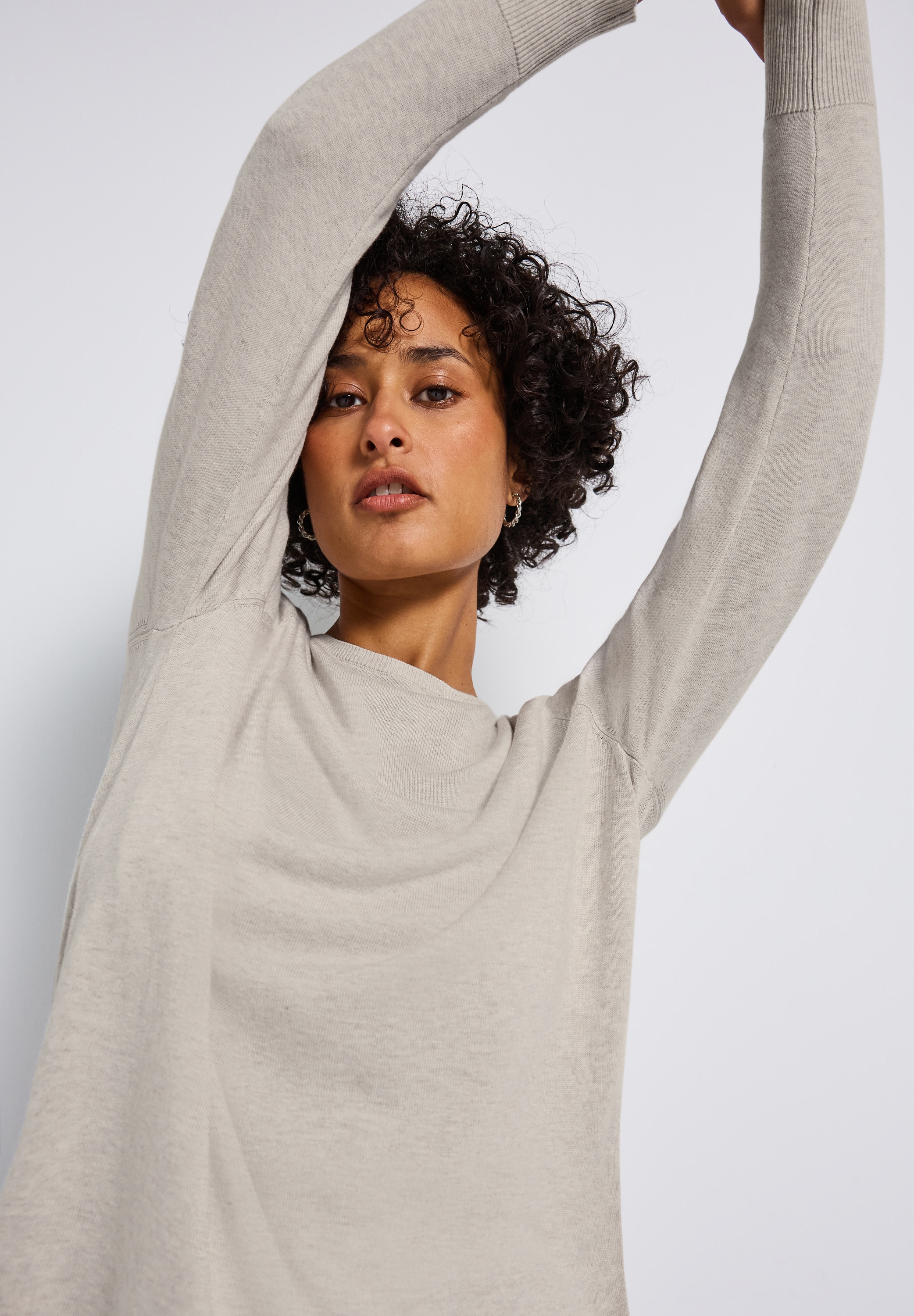 STREET ONE Strickpullover, mit U-Boot-Ausschnitt