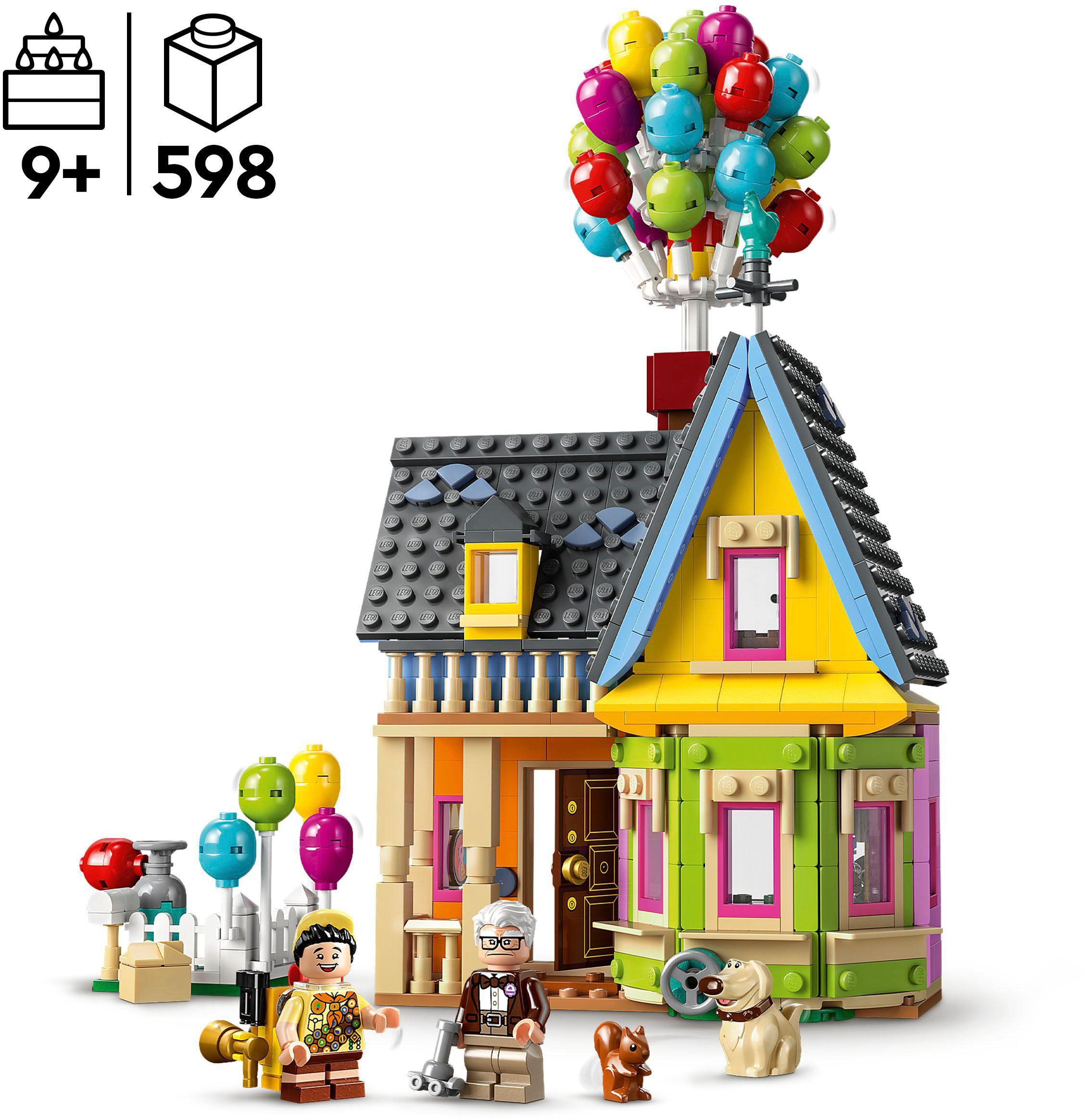 LEGO® Konstruktionsspielsteine »Carls Haus aus „Oben“ (43217), LEGO® Disney and Pixar«, (598 St.), Made in Europe
