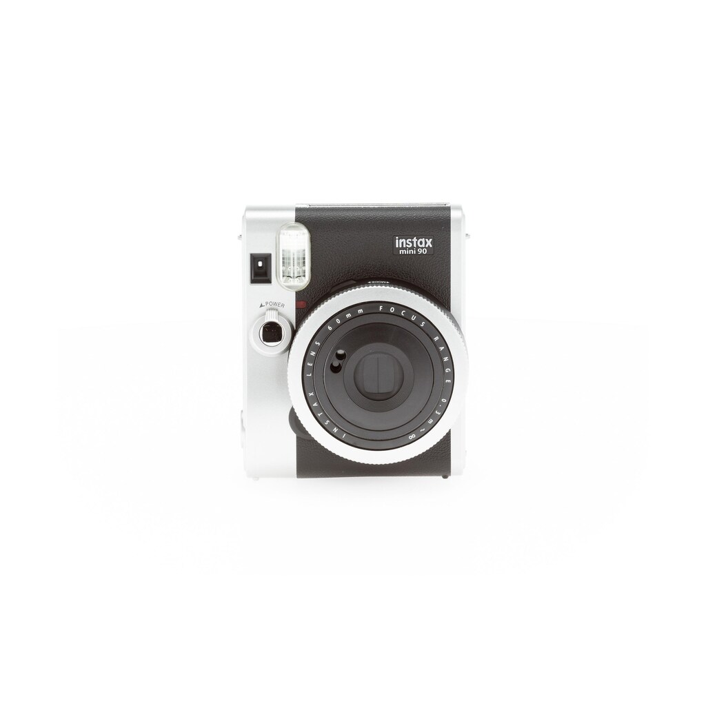 FUJIFILM Sofortbildkamera »Instax Mini 90 Neo classic Silberfarben Schwarz«