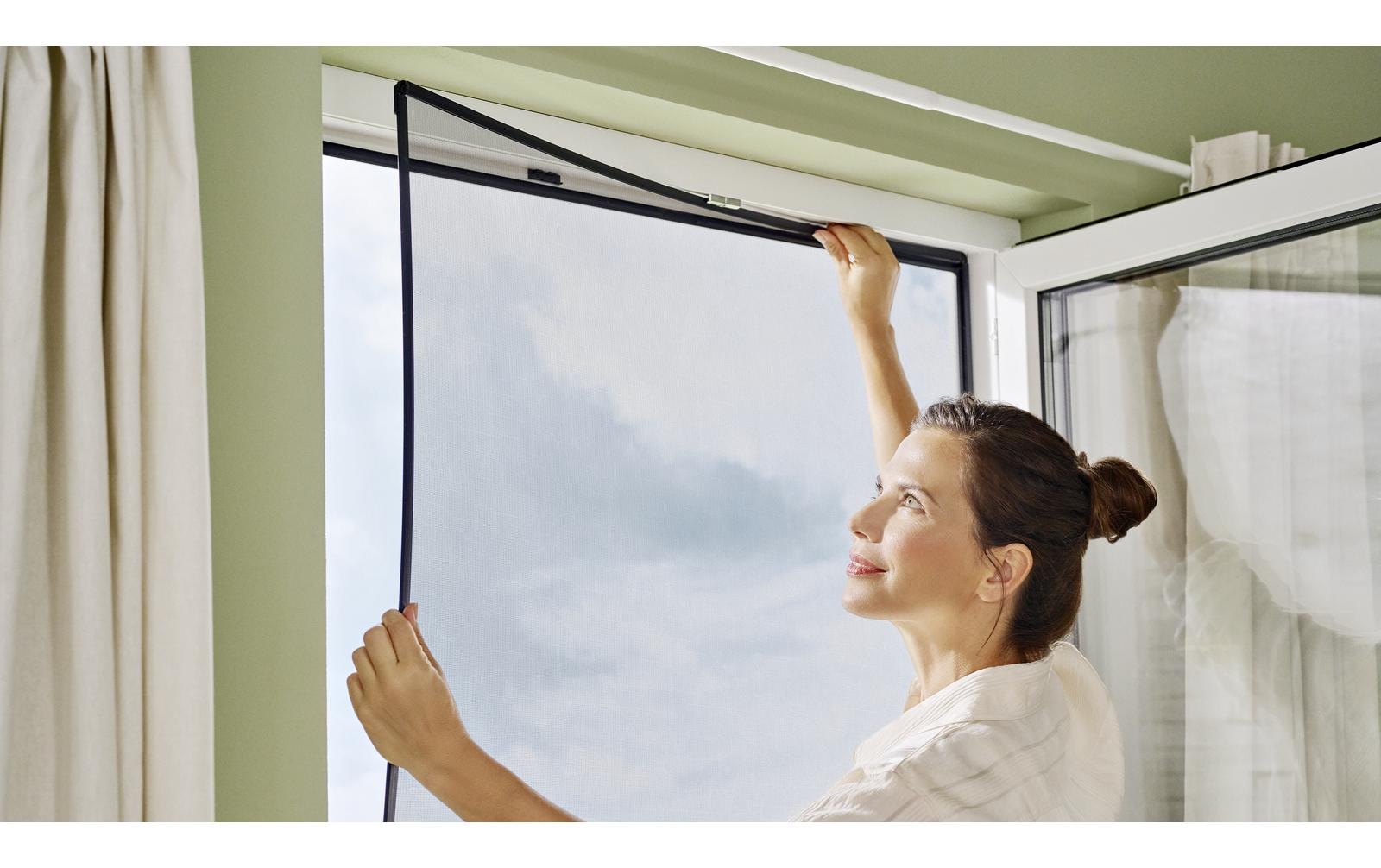 tesa Insektenschutz-Fensterrahmen »CLIP-ON Rahmen für Fenster 140 x 120 cm«