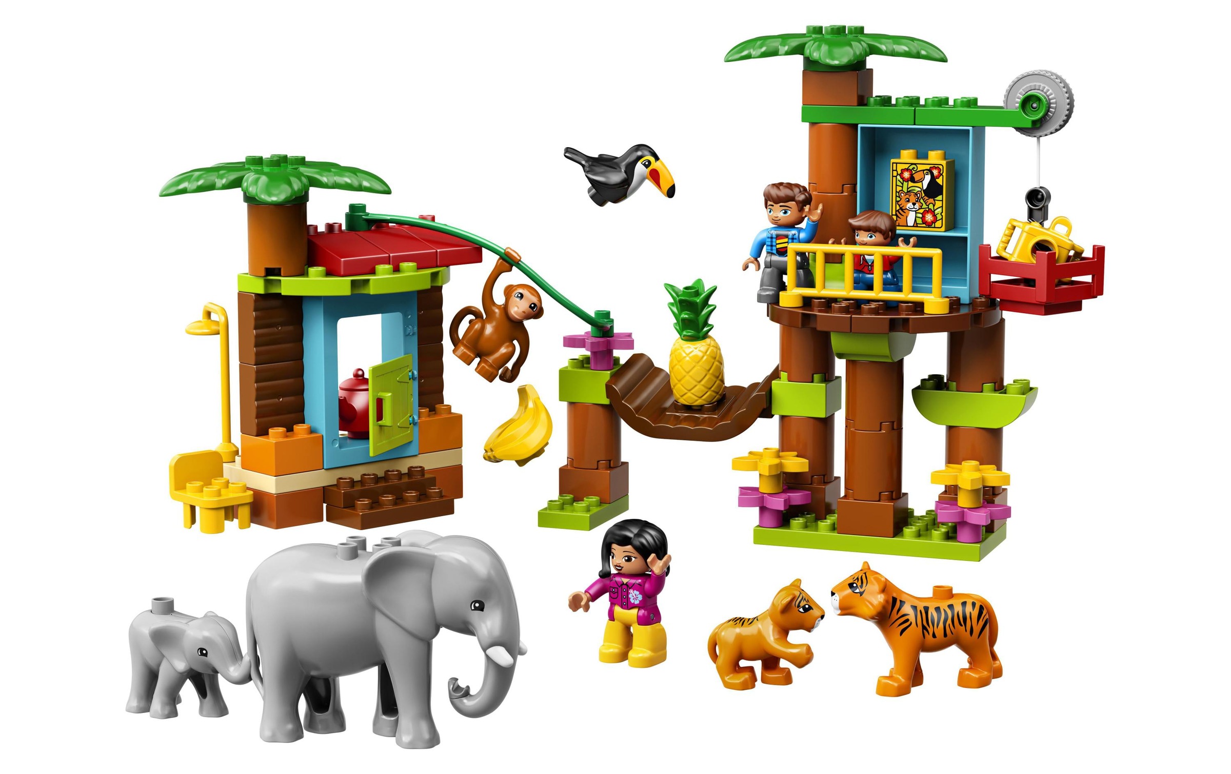 LEGO® Spielbausteine »DUPLO® Baumhaus im Dschungel 10906«, (73 St.)