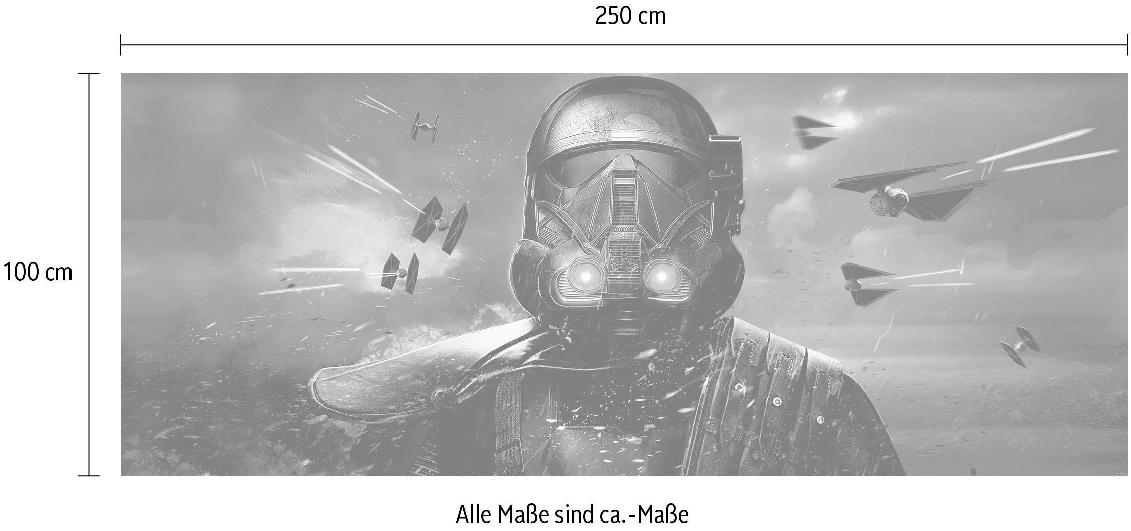 Komar Vliestapete »Digitaldruck Vlies - Star Wars Deathtrooper - Grösse 250 x 100 cm«, bedruckt, Kinderzimmer