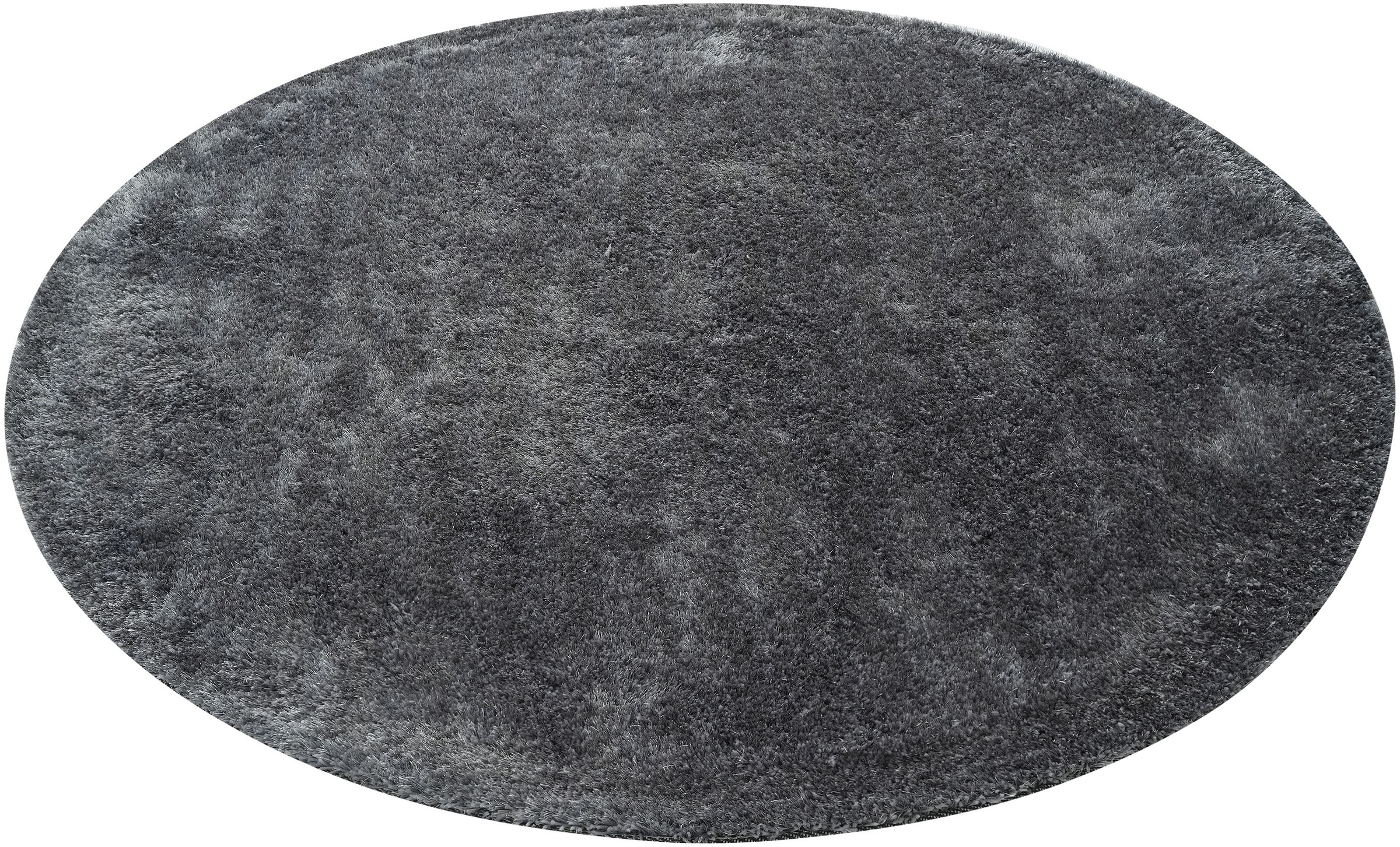Bruno Banani Hochflor-Teppich »Dana Teppich, Kundenliebling«, rund, 30 mm Höhe, unifarben, Mikrofaser Teppiche, Wohnzimmer, Schlafzimmer, Esszimmer