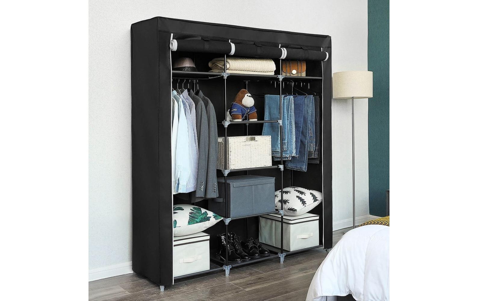SONGMICS Regal »150 cm x 175 cm, Schwarz«