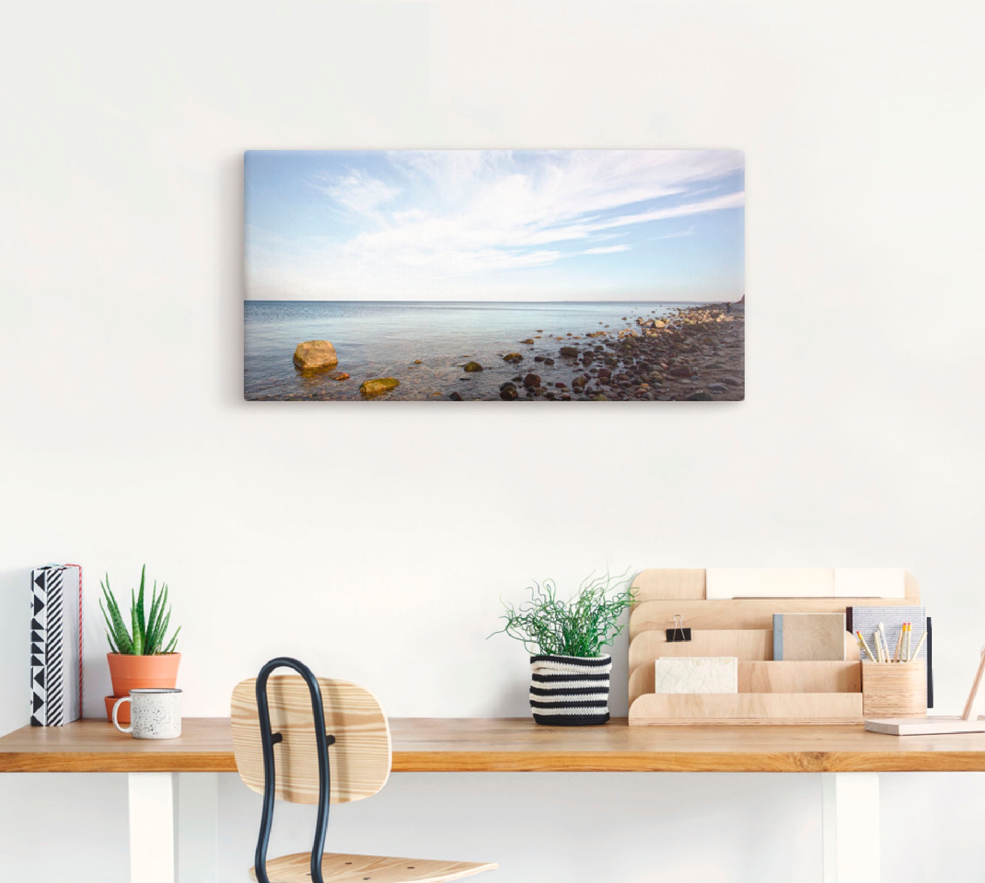 Artland Wandbild »Brodtener Ufer«, Strand, (1 St.), als Leinwandbild, Wandaufkleber oder Poster in versch. Grössen