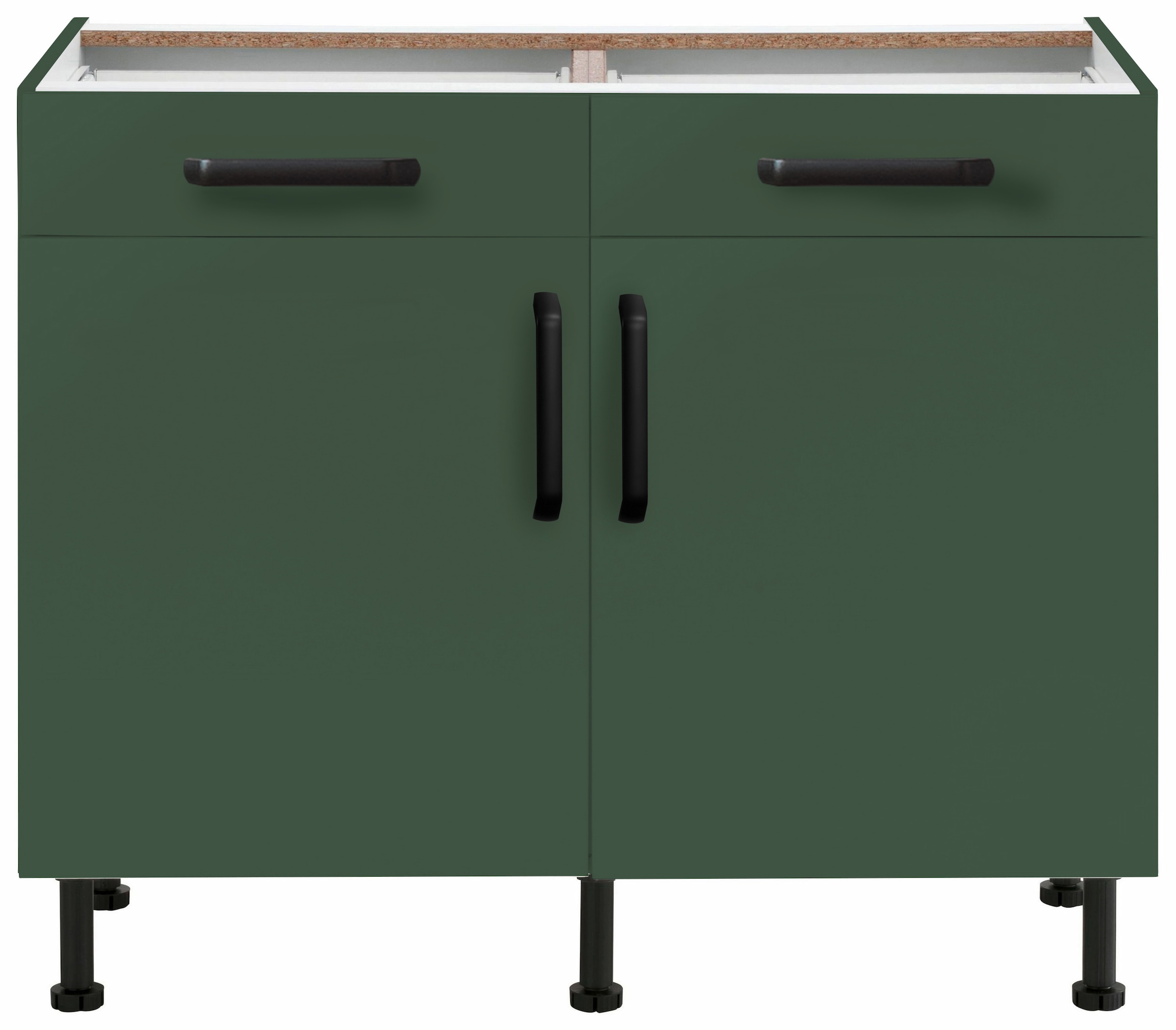wiho Küchen Unterschrank »Simi«, Soft-Close-Funktion in Schubkästen und Auszügen, verstellbare Füsse