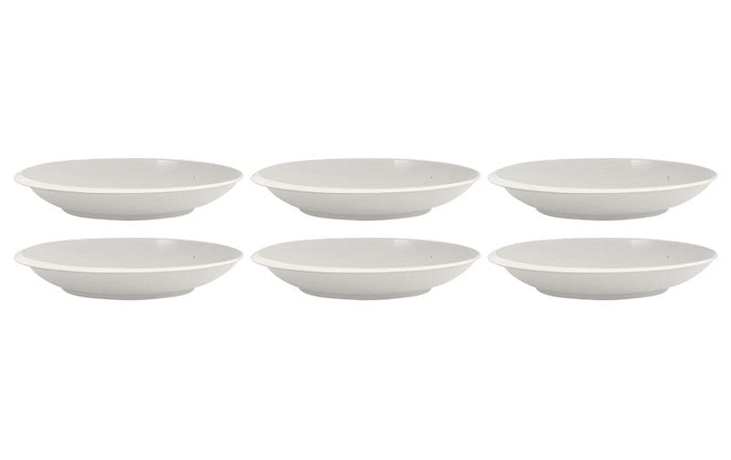 Villeroy & Boch Suppenteller »NewMoon 6 Stück, Weiss«