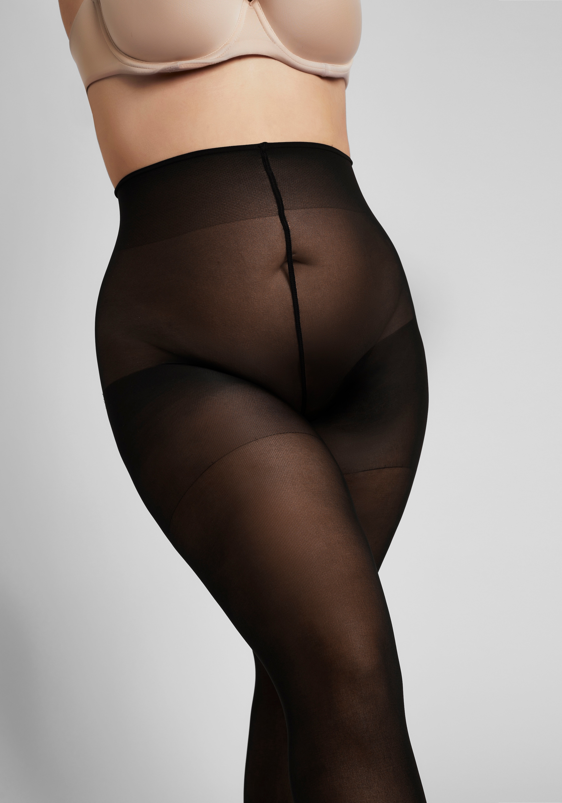 Camano Feinstrumpfhose »fine curvy«, mit grossen Grössen