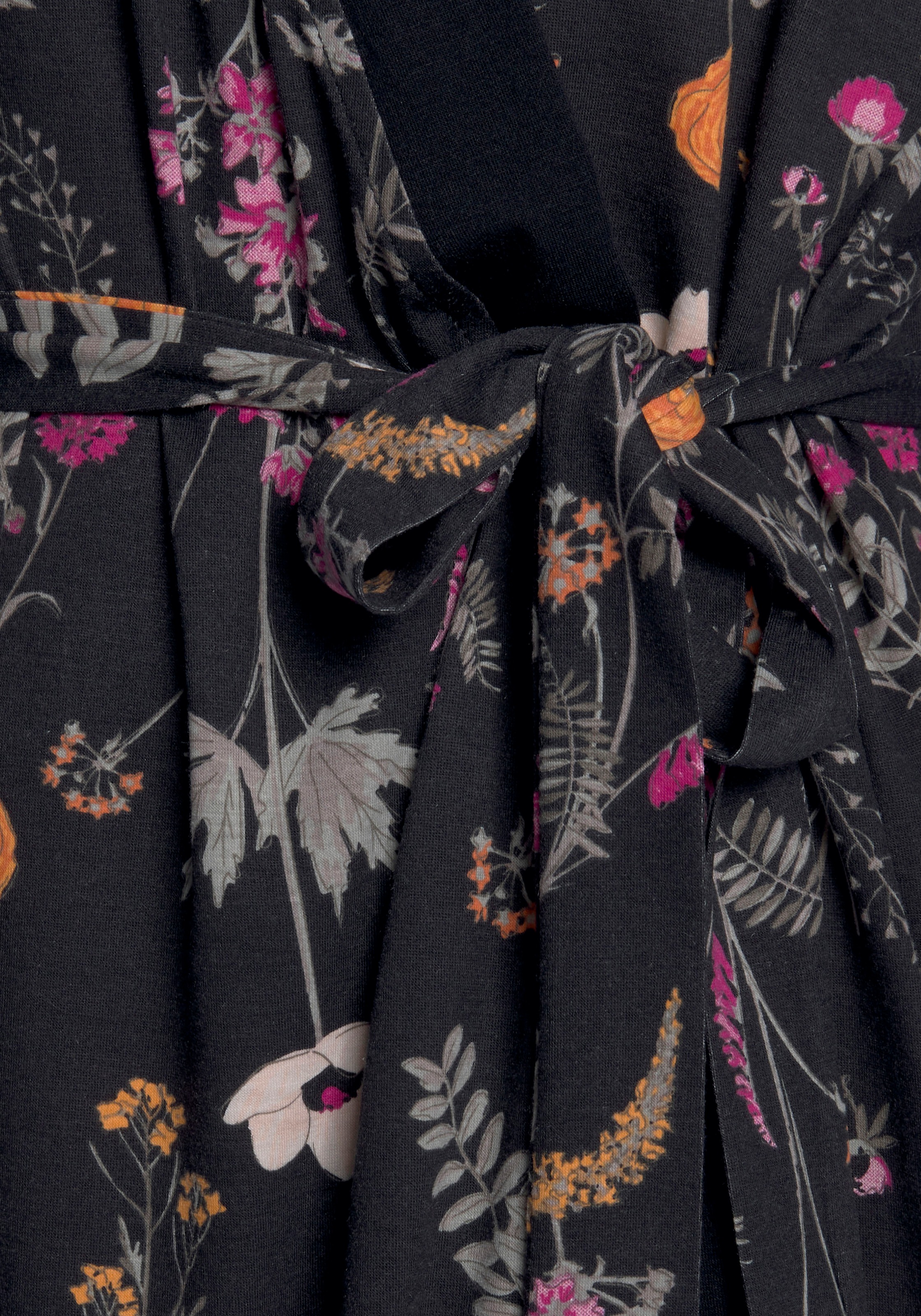 LASCANA Kimono, mit Wildblumen online Muster Schweiz Jelmoli-Versand kaufen bei