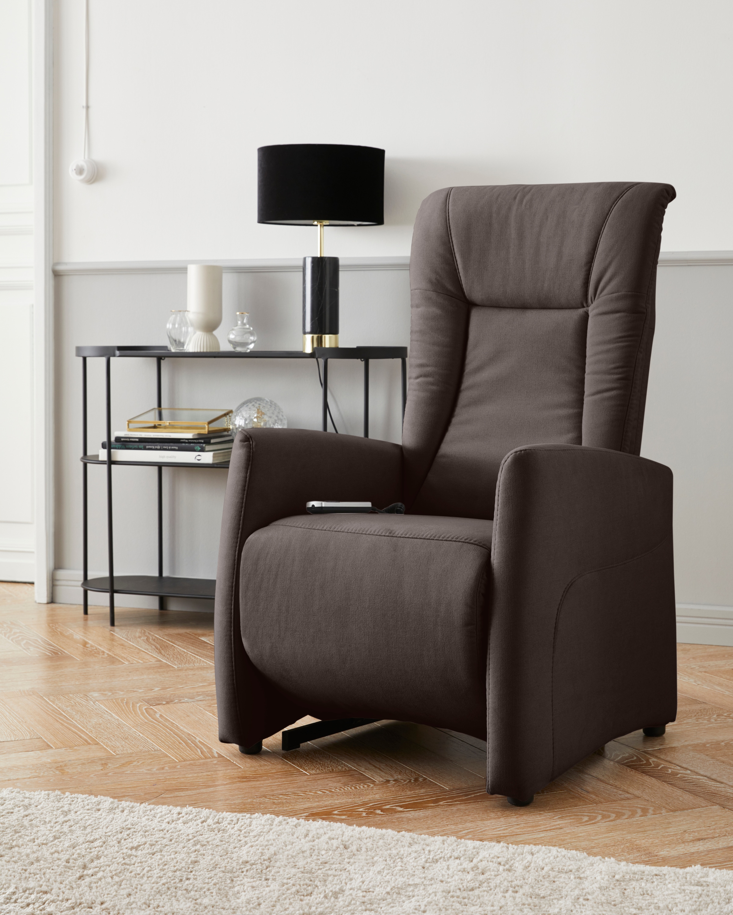 sit&more TV-Sessel "Melissa" wahlweise elektrisch oder manuell verstellbar, optional Aufstehhilfe