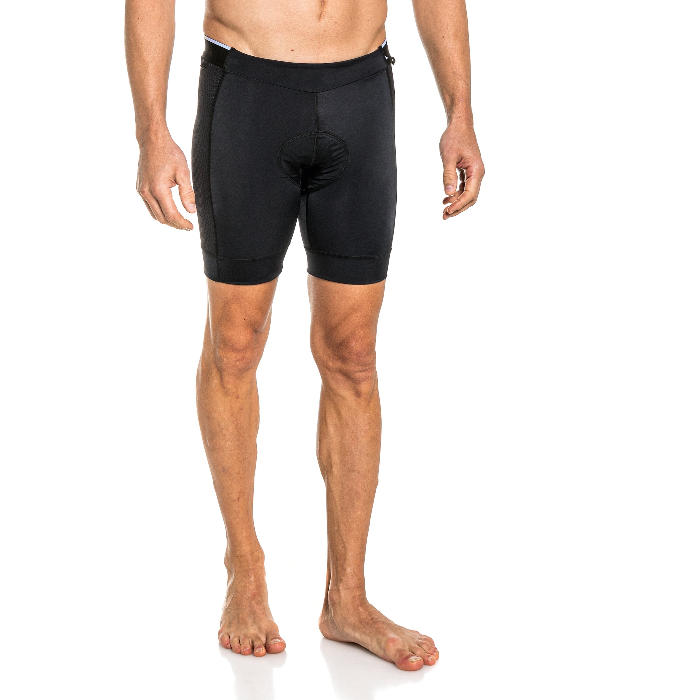 Schöffel Herren Schwarz Fahrradhose Sportlicher Stil, Für Radsport, Aus Nylon Und Elasthan