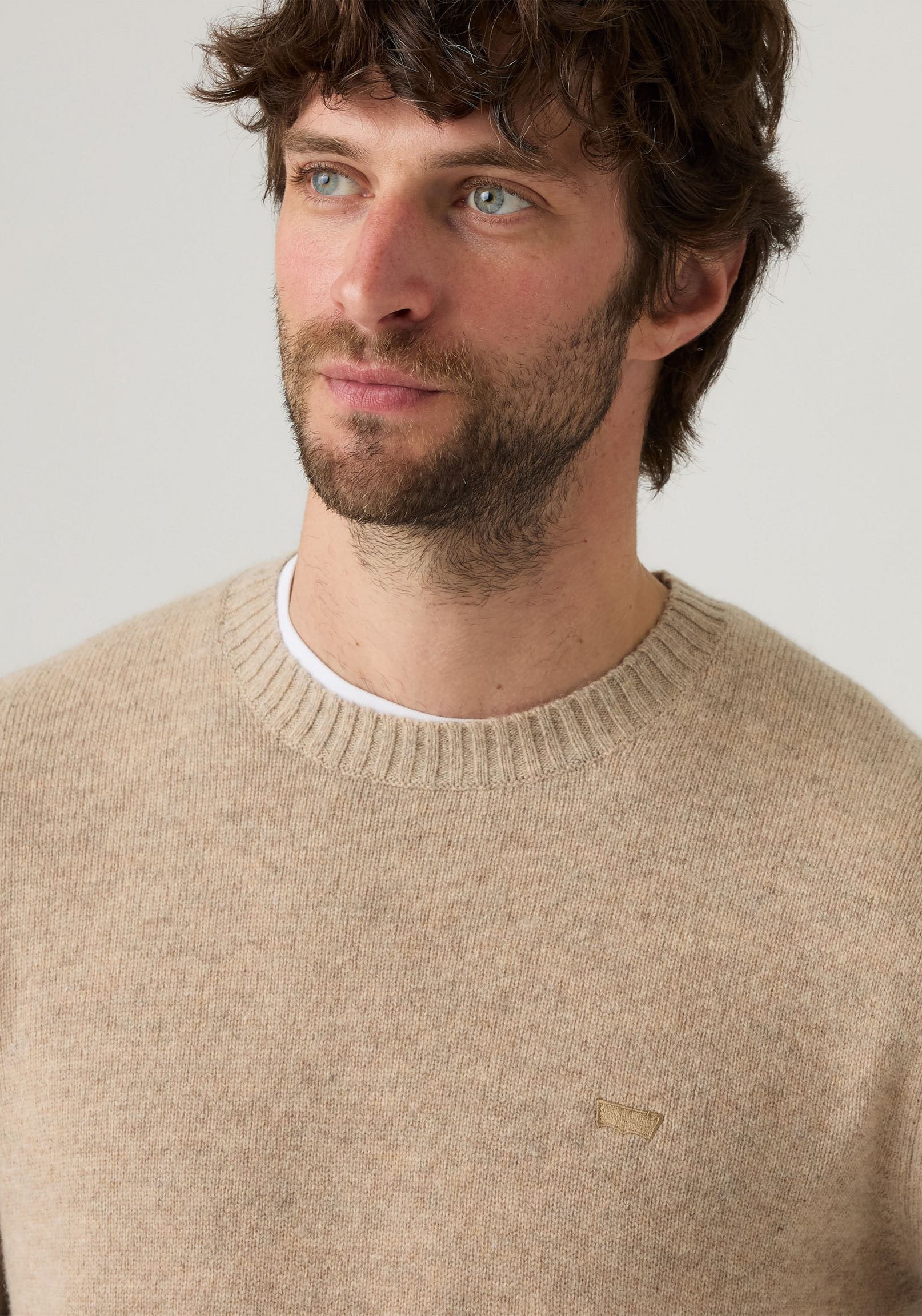 Levi's® Wollpullover »ORIGINAL HM SWEATER«, in klassischer Rundhalsform