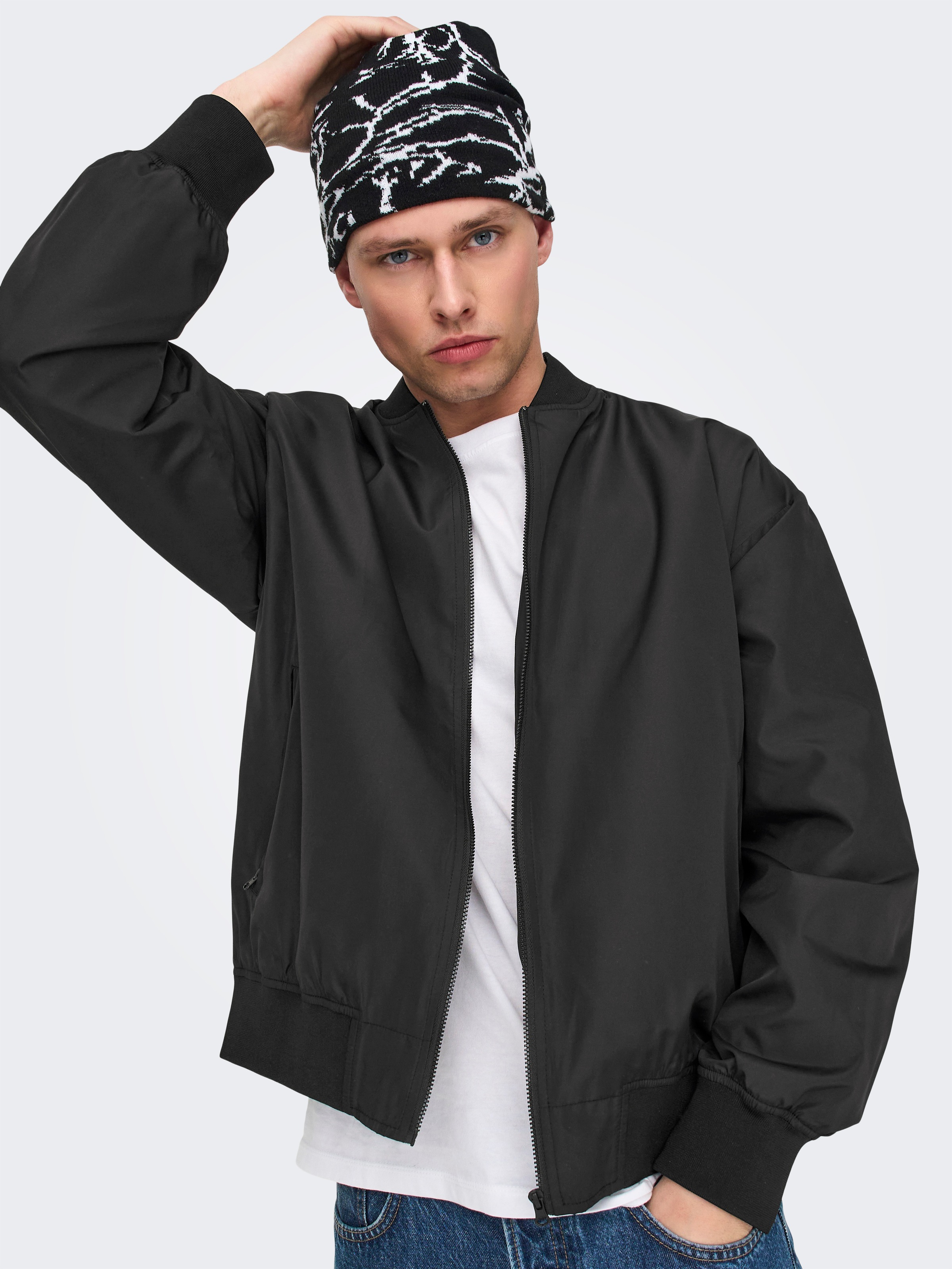 ONLY & SONS Bomberjacke »ONSGAVIN BOMBER JACKET OTW CS«, ohne Kapuze