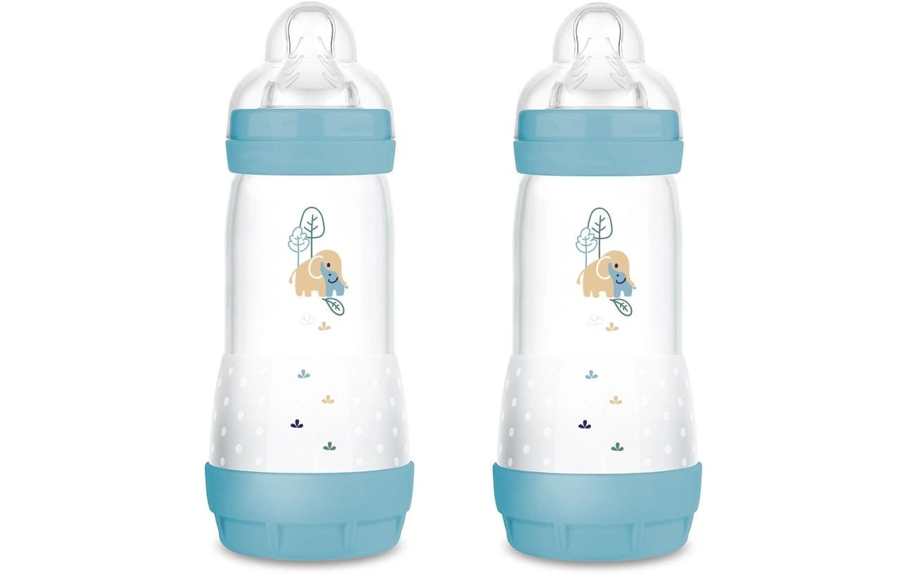 Babyflasche »Easy Start 2er Set Blau 320 ml«, (2 tlg.)