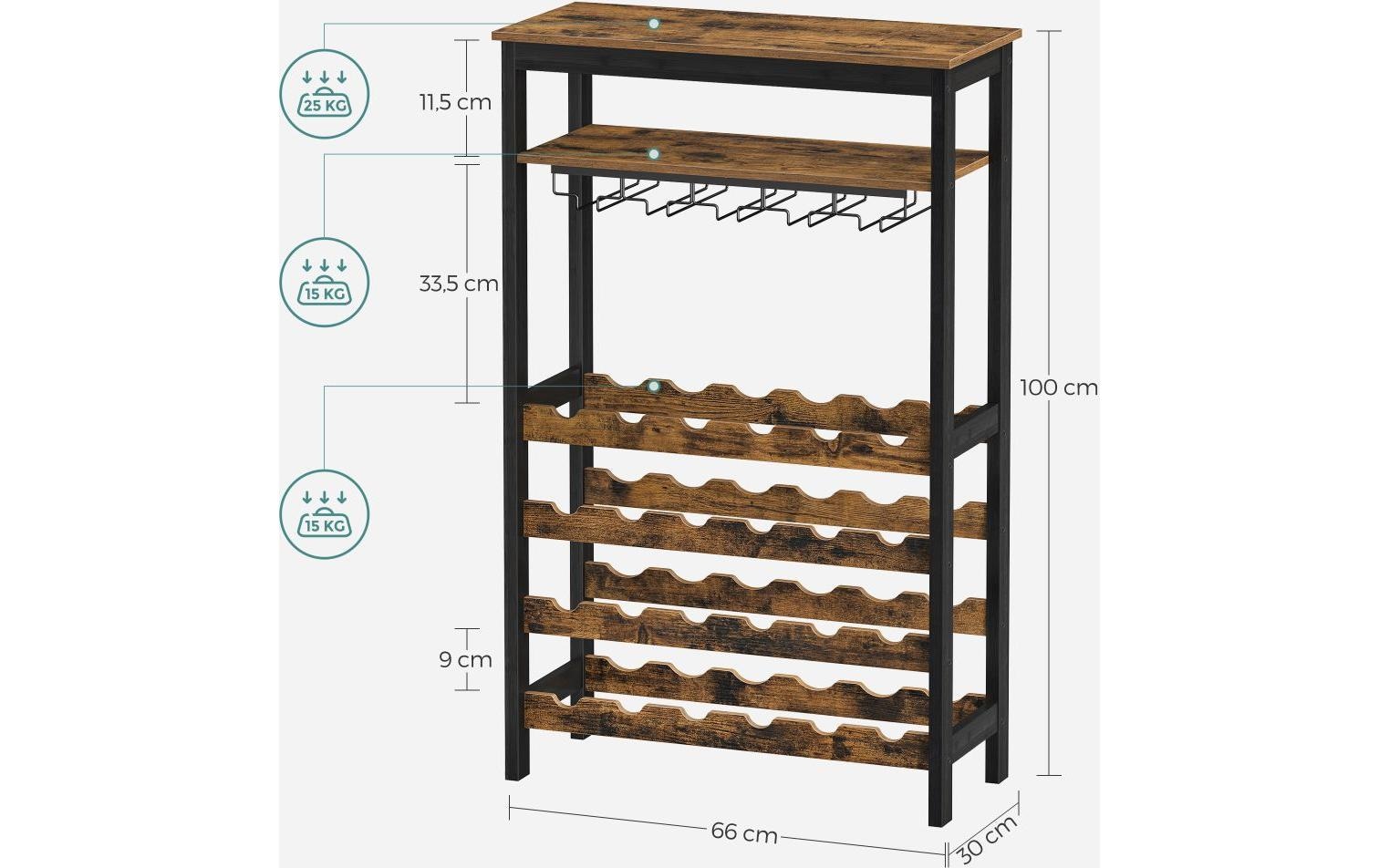 SONGMICS Weinregal