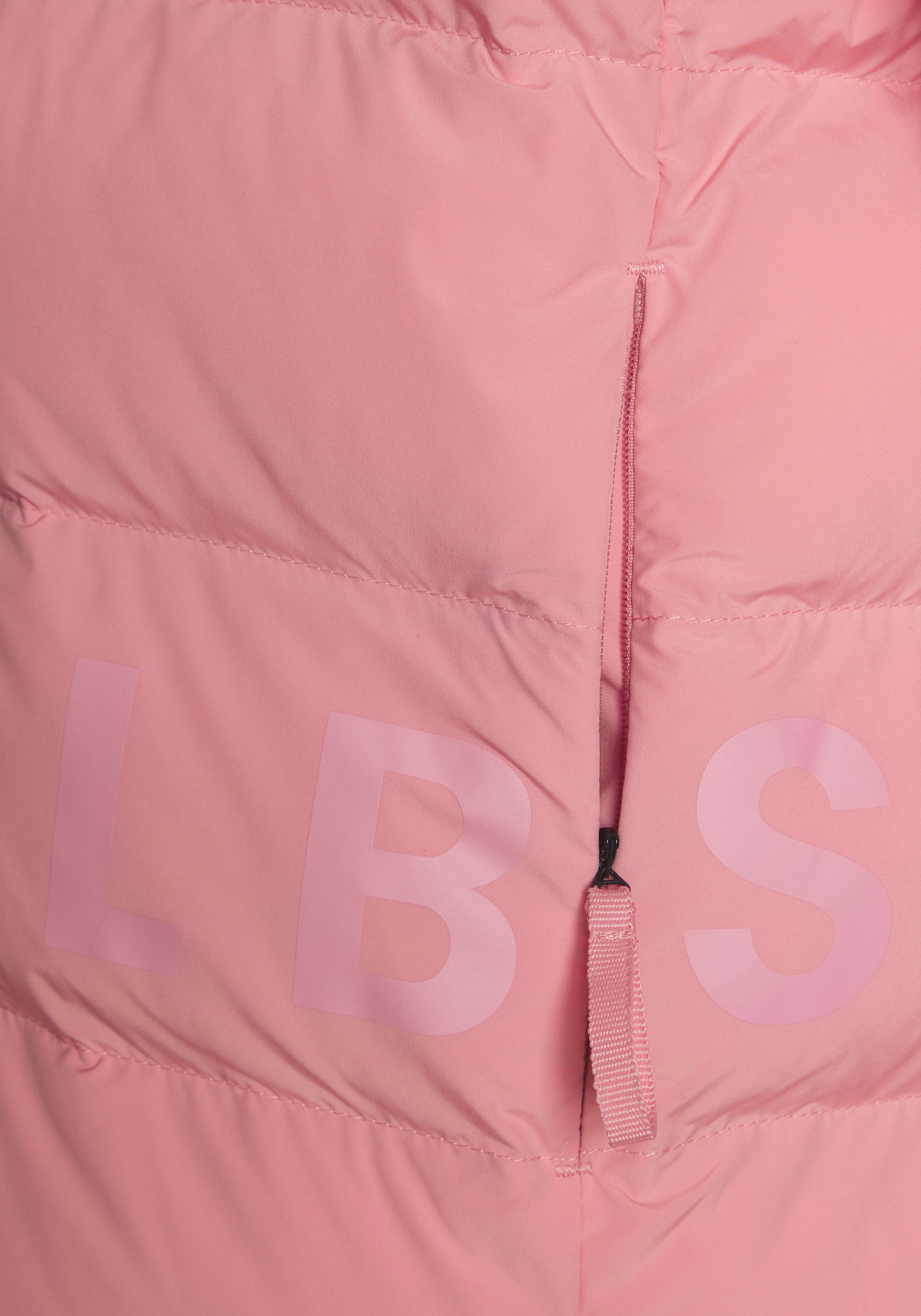 Elbsand Steppjacke, mit grossem seitlichen Logo-Print