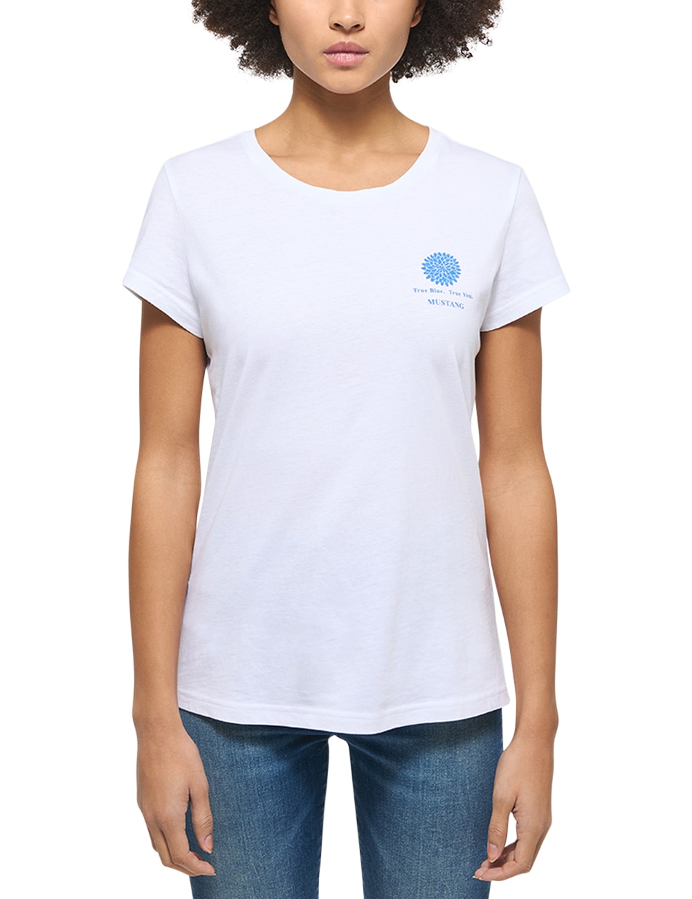 MUSTANG T-Shirt Jelmoli-Versand Alexia | online Chestprint« shoppen »Style C