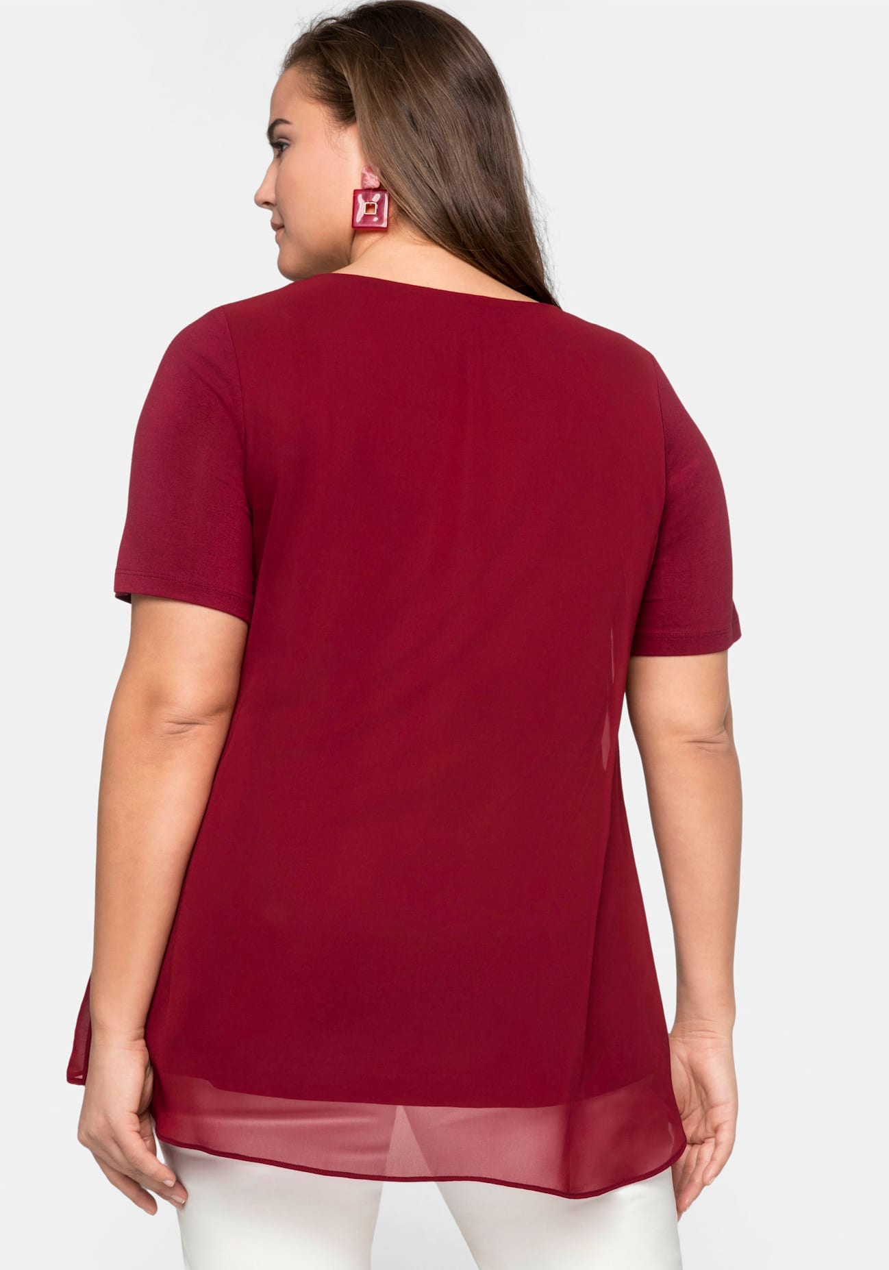 Sheego Blusenshirt »Blusenshirt«, (1 tlg.)
