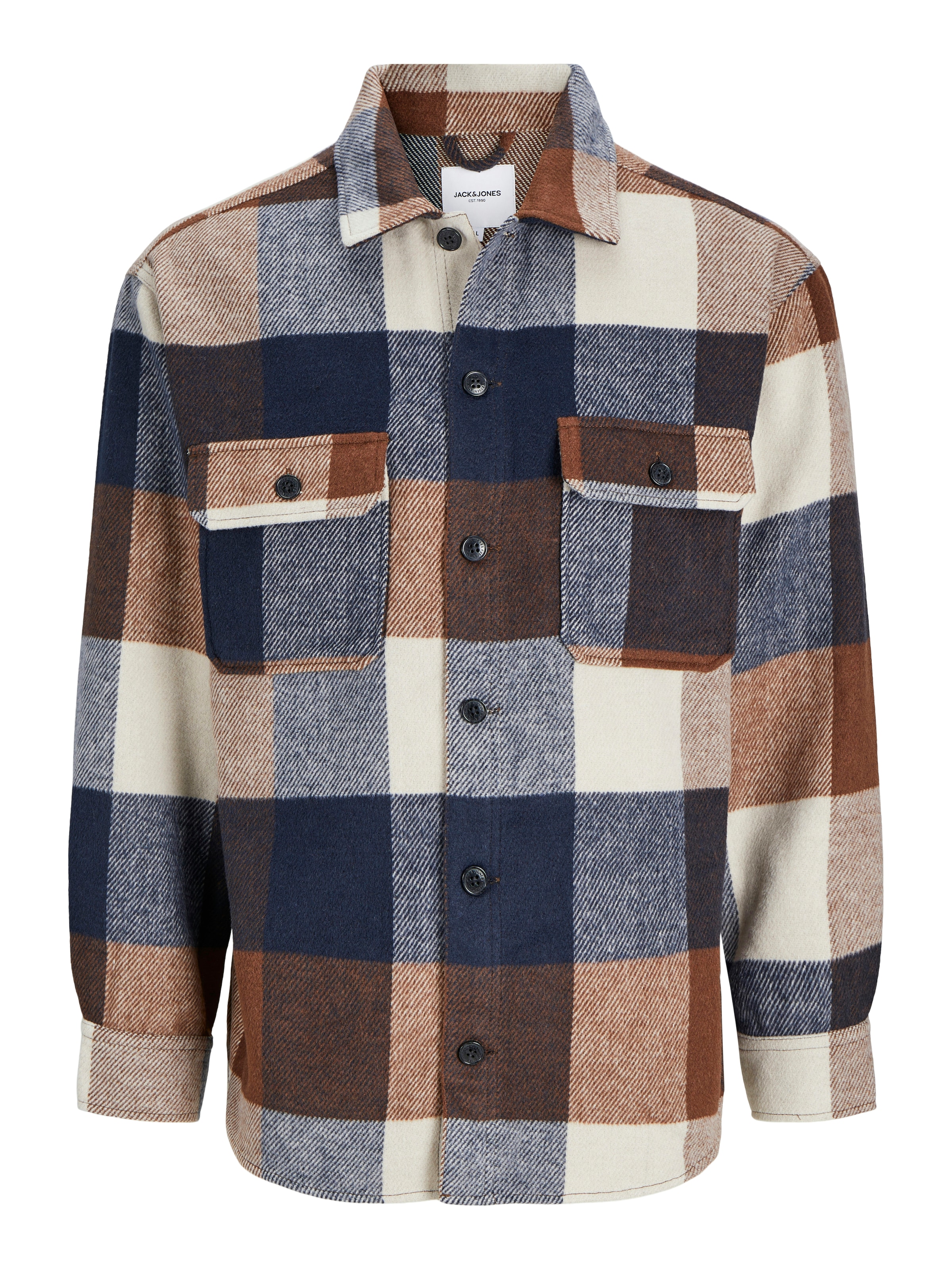 Jack & Jones Langarmhemd »JJEBRADLEY OLLIE OVERSHIRT LS NOOS«, mit Brusttaschen