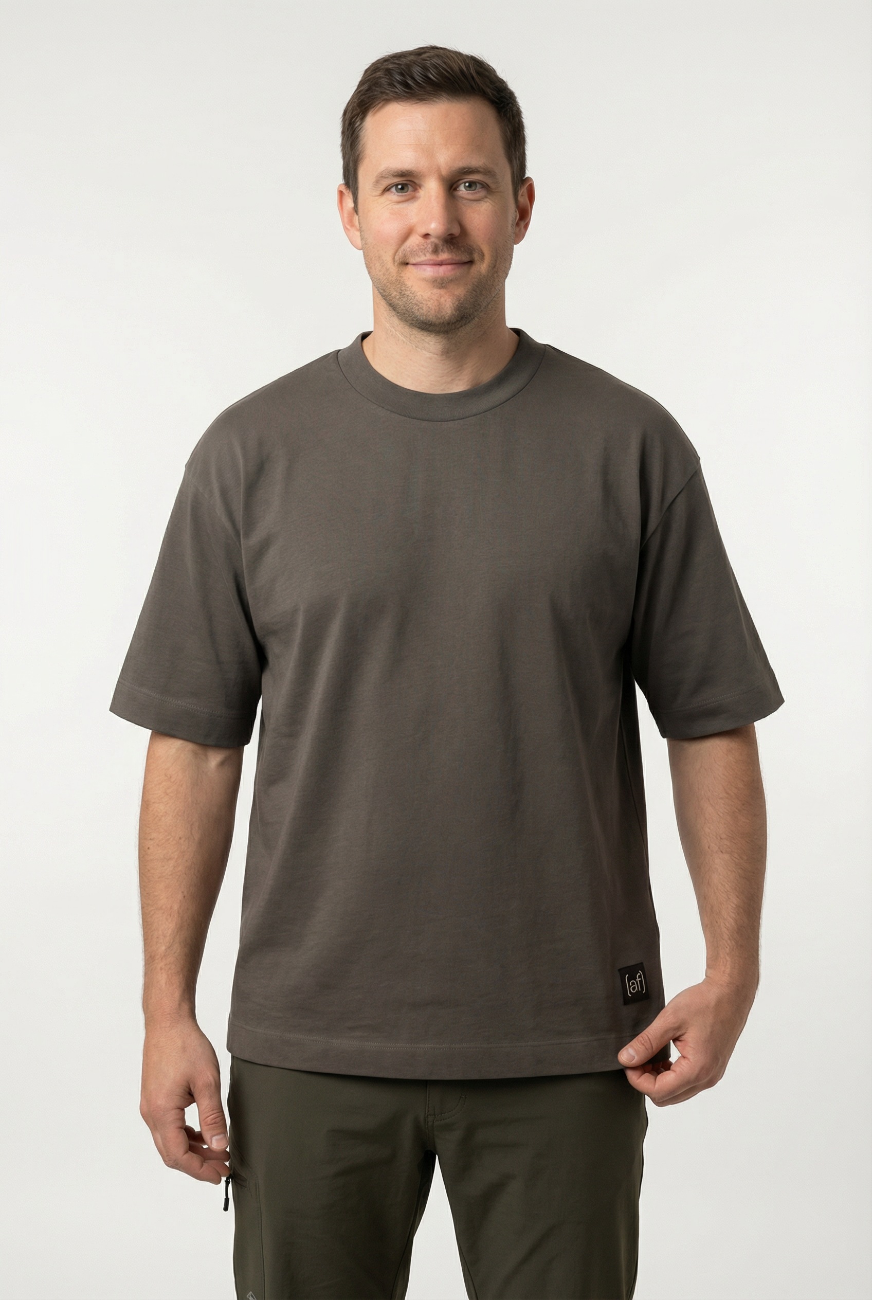 Cmp Olive Oversize-Shirt Oversize-Schnitt, Aus Baumwolle Und Polyester