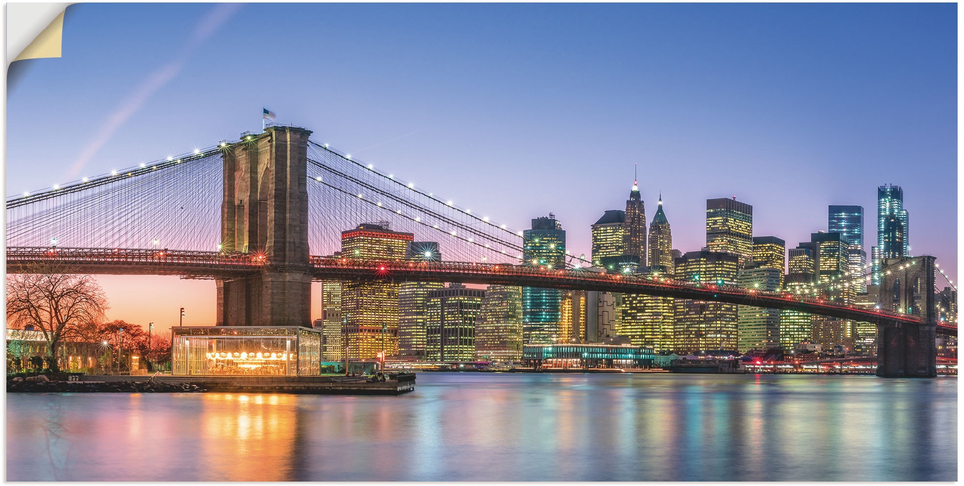 Artland Wandbild »Skyline New York City«, New York, (1 St.), als Alubild,  Leinwandbild, Wandaufkleber oder Poster in versch. Grössen online shoppen |  Jelmoli-Versand