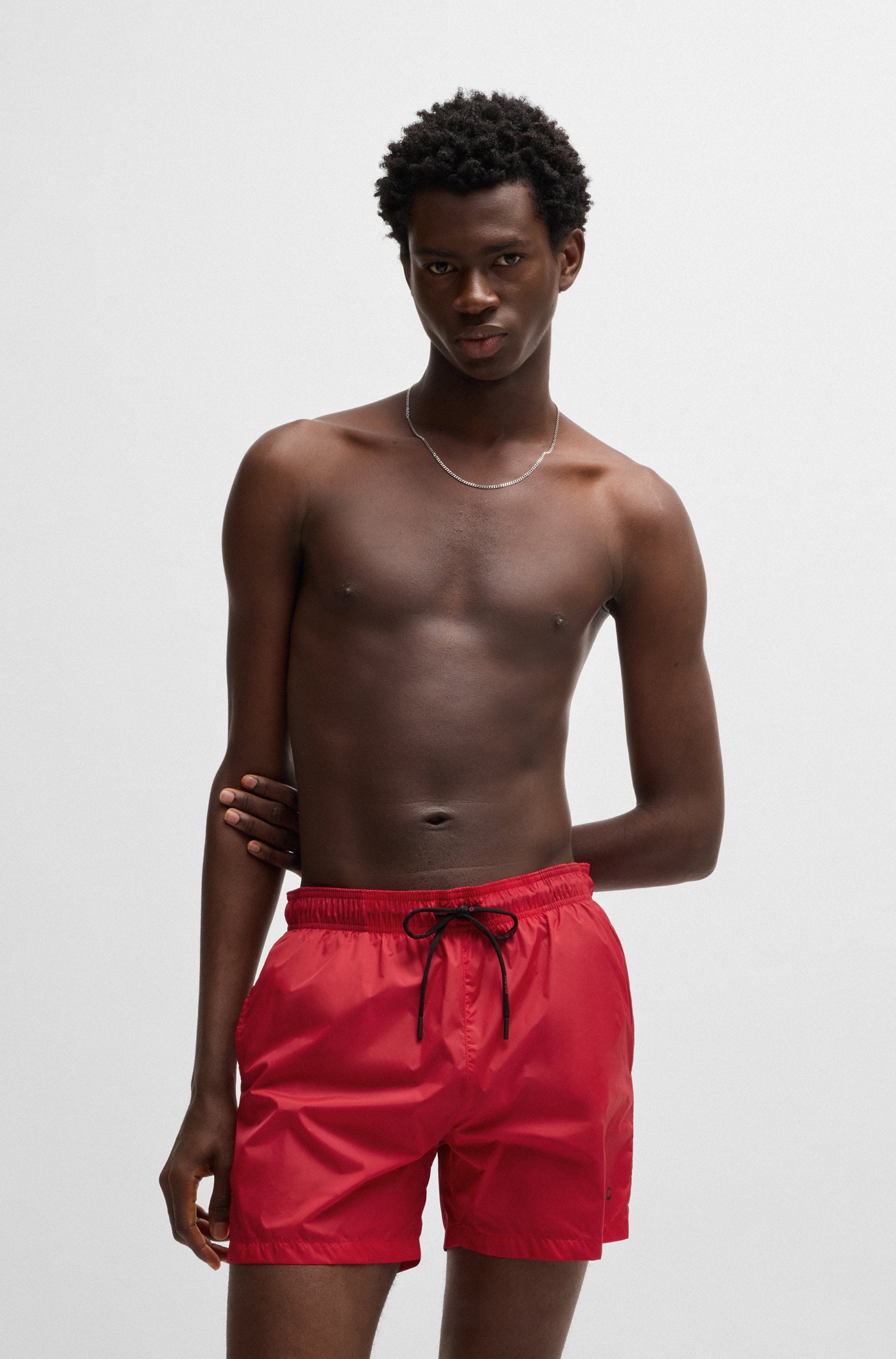 HUGO Underwear Badehose "Haiti" mit Markenschriftzug auf der Kordel