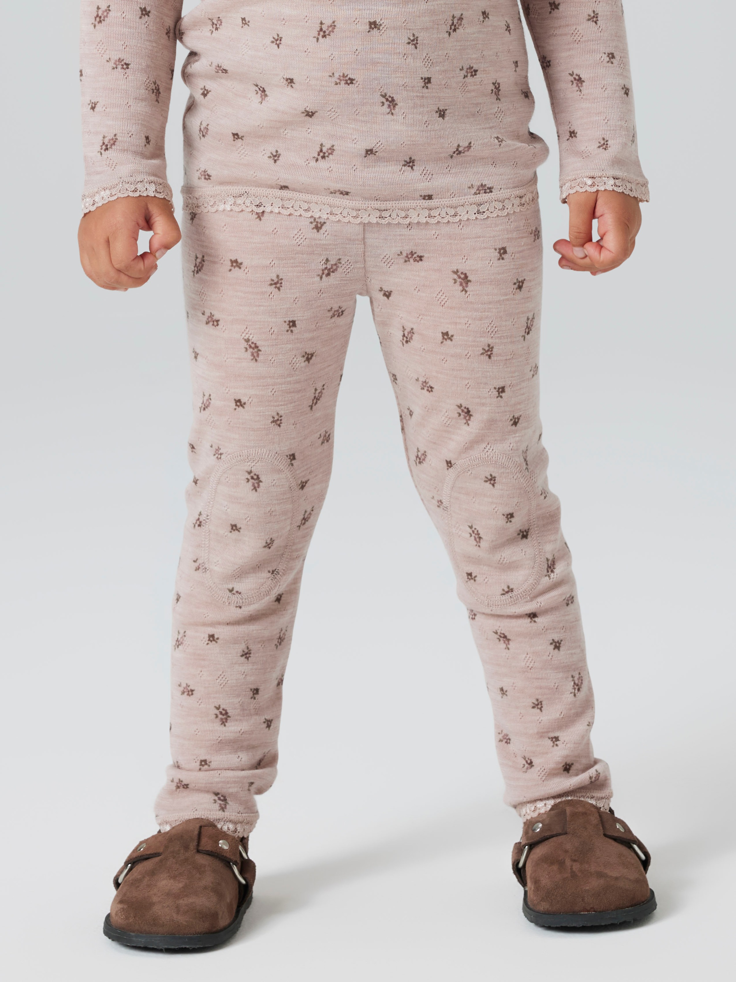 Name It Leggings »NMFWANG WOOL NEEDLE LEGGING NOOS« aus reiner Merinowolle