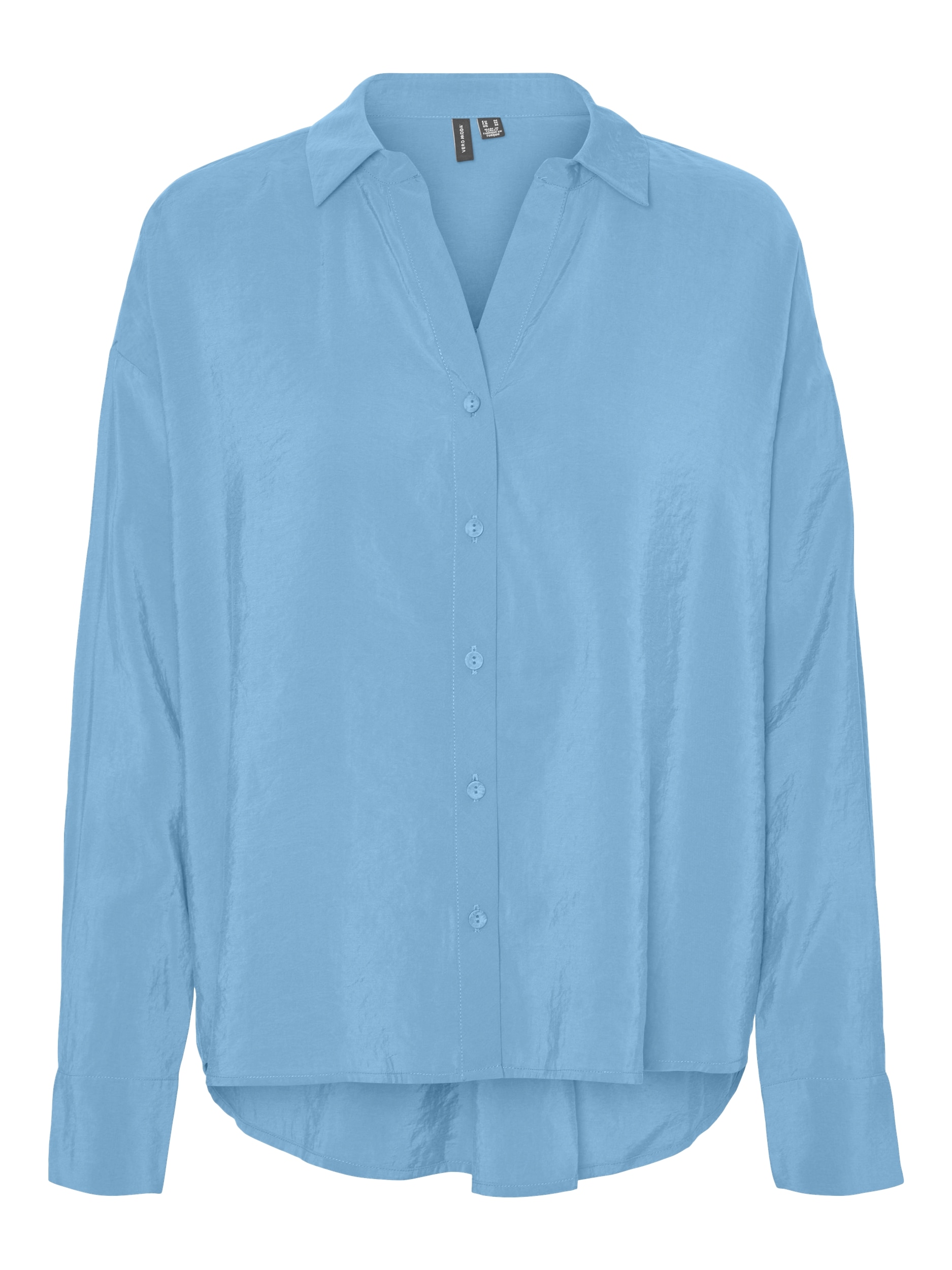 Vero Moda Hemdbluse »VMQUEENY LS OVERSIZE SHIRT WVN GA NOOS«