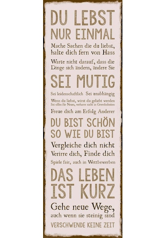 Deco-Panel »Das Leben«