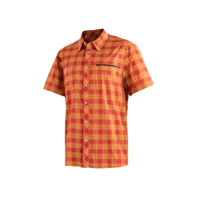 Sports Wanderhemd, | M«, Karohemd S/S »Kasen Herrenhemd, Maier Outdoorhemd kurzarm Jelmoli-Versand online atmungsaktives kaufen