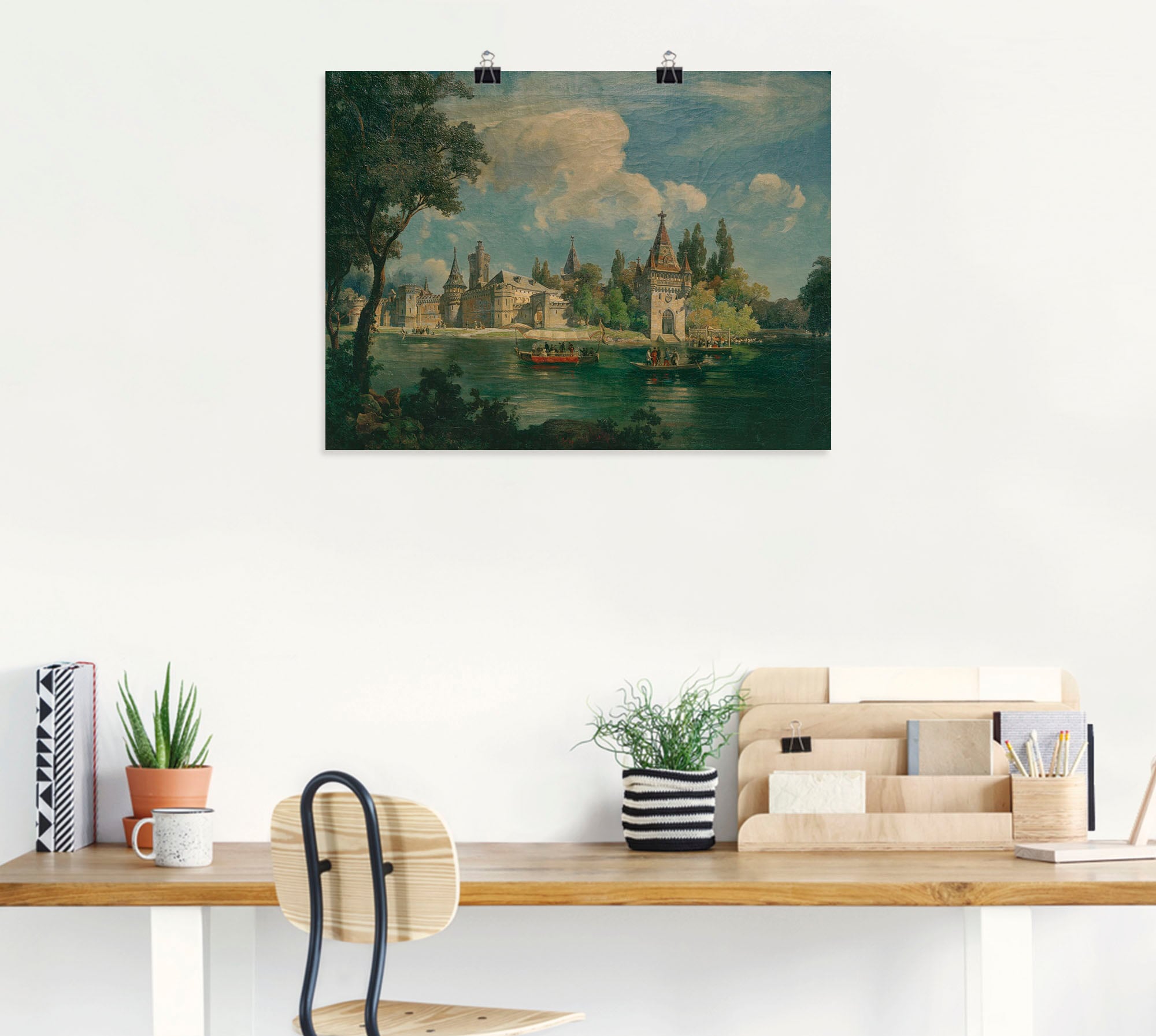 Artland Kunstdruck »Schloss Laxenburg«, Gebäude, (1 St.), als Alubild, Leinwandbild, Wandaufkleber oder Poster in versch. Grössen