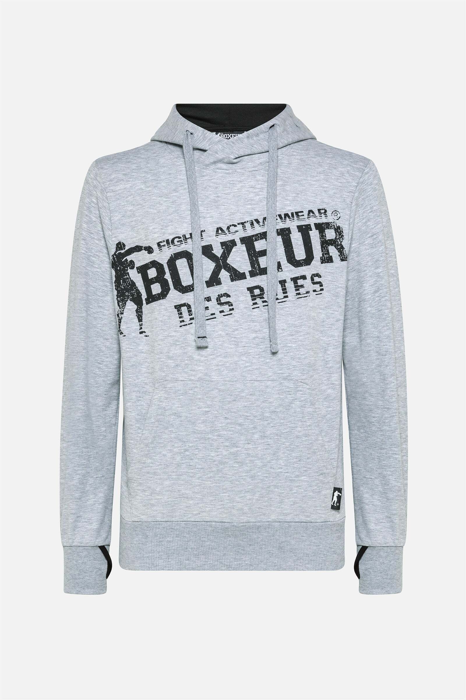 BOXEUR DES RUES Kapuzenpullover »BOXEUR DES RUES Kapuzenpullover Hooded Sweatshirt with Thumb Openings«