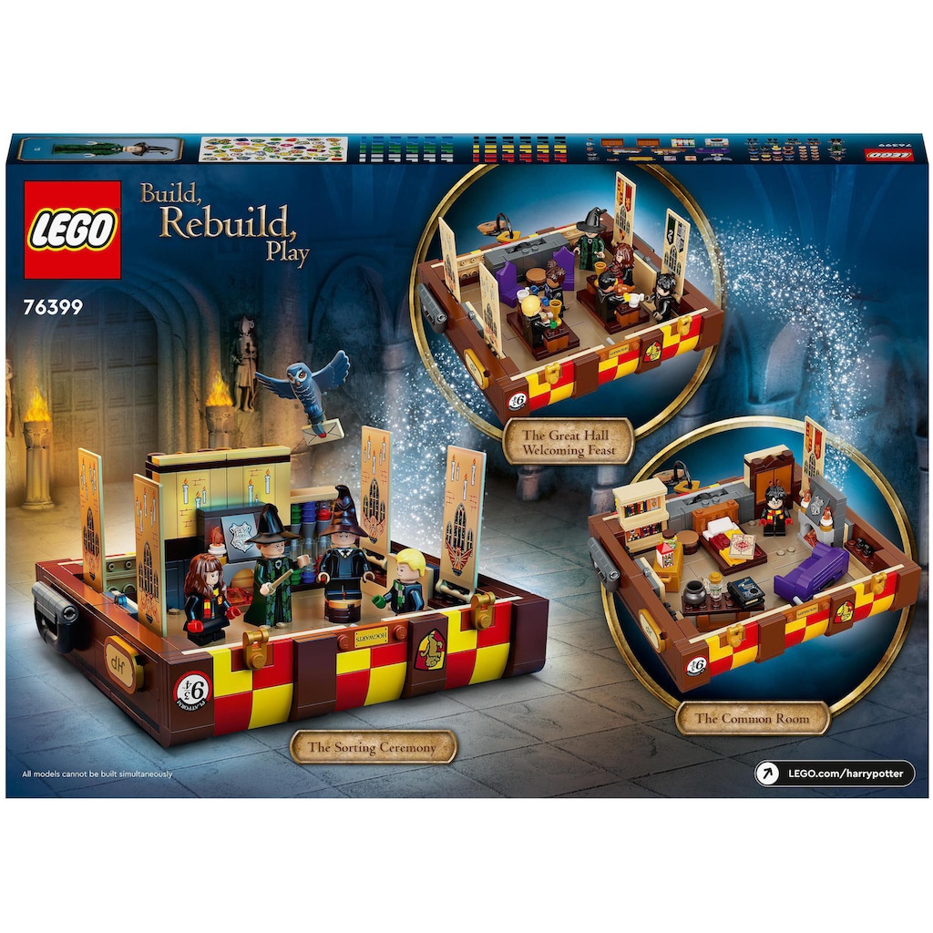 LEGO® Konstruktionsspielsteine »Hogwarts™ Zauberkoffer (76399), LEGO® Harry Potter™«, (603 St.)
