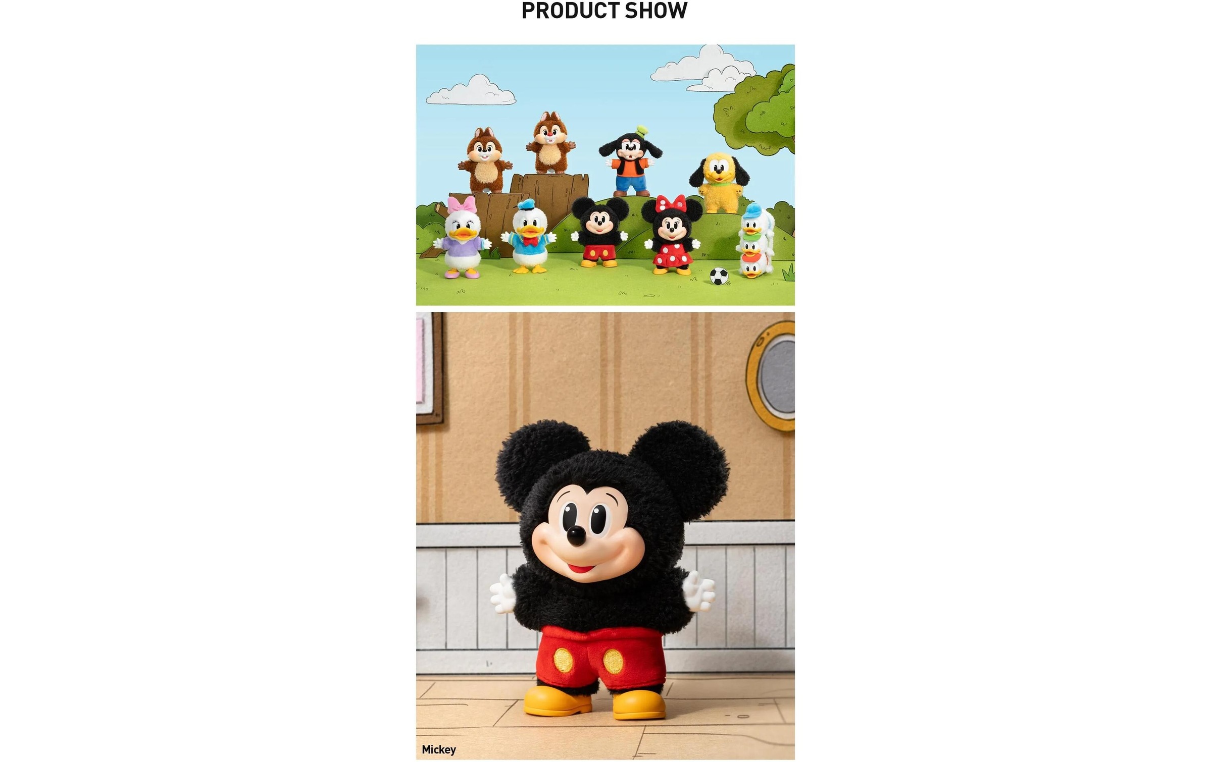 nicht definiert Plüschfigur »Pop Mart Plüsch-Anhänger Mickey Family Cute Together Series Blind Box«