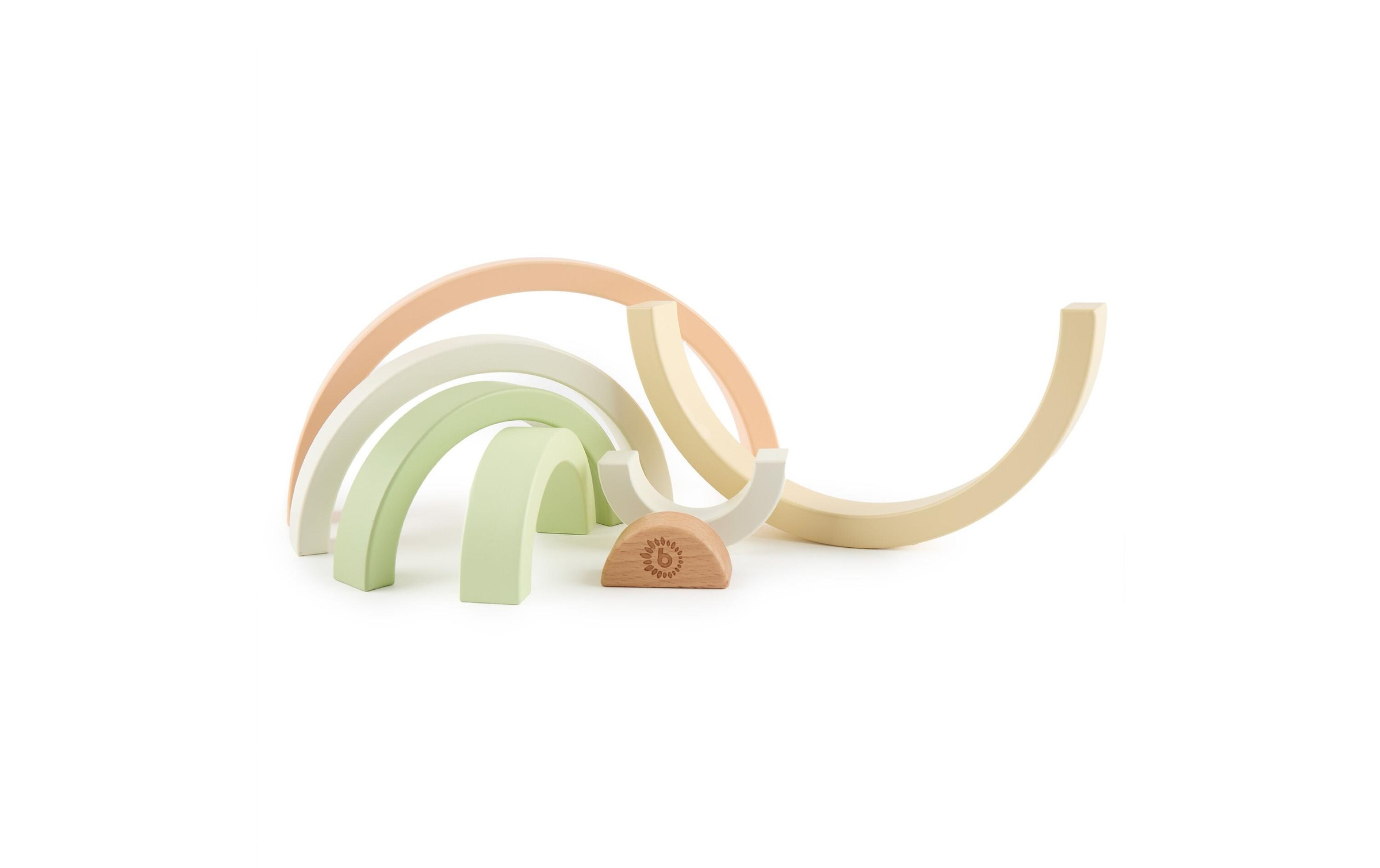 BIECO Stapelspielzeug »Regenbogen Hase Fine 24 cm x 12 cm x 2,5 cm«