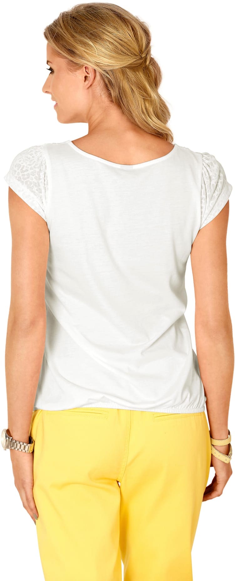 heine Rundhalsshirt »Rundhals-Shirt«, (1 tlg.)