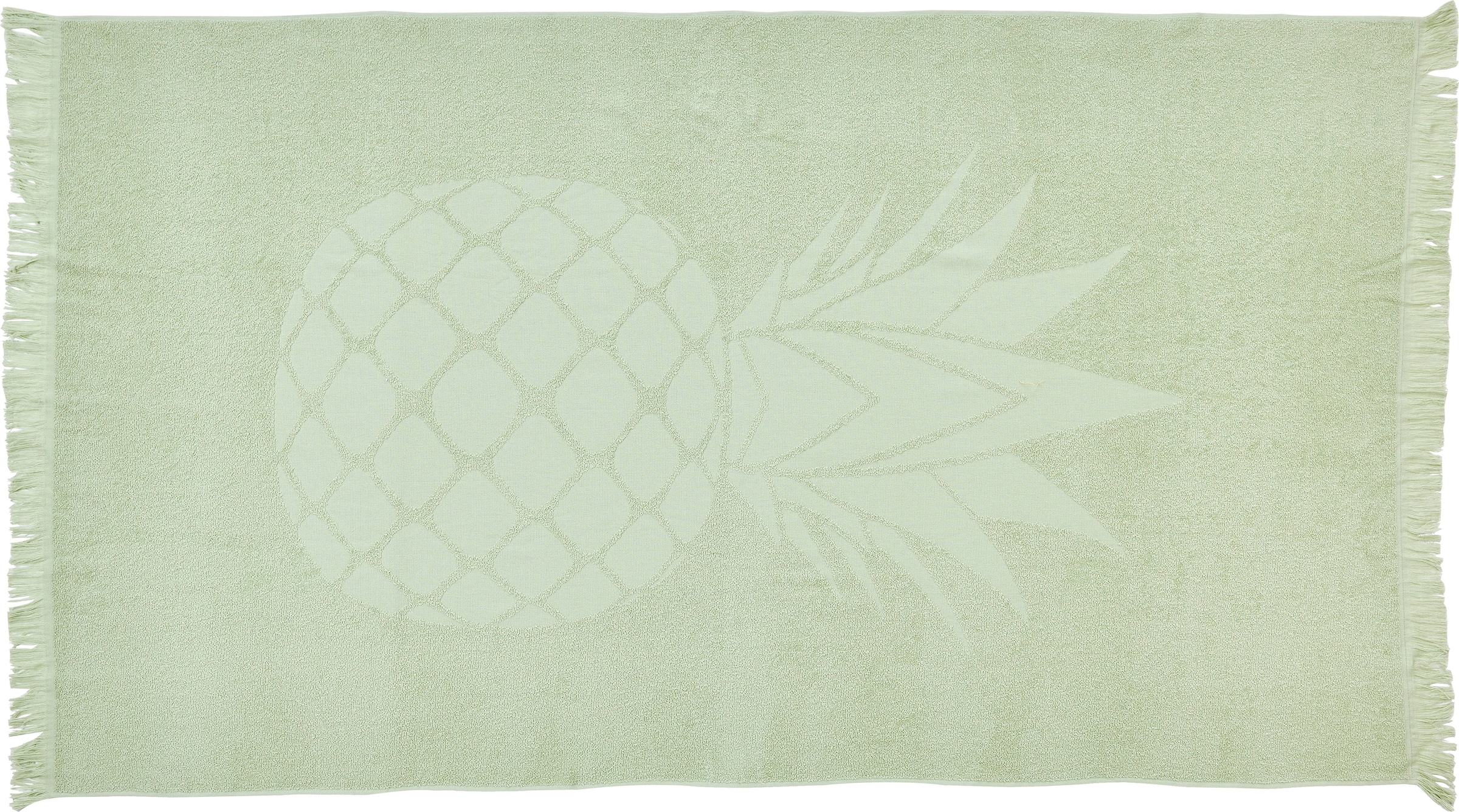 Strandtuch (1 »Pineapple«, saugfähige ideal im St.), Sauna- Shop kaufen oder Hamamtücher Frottier-Innenseite, ❤ als done.® Jelmoli-Online