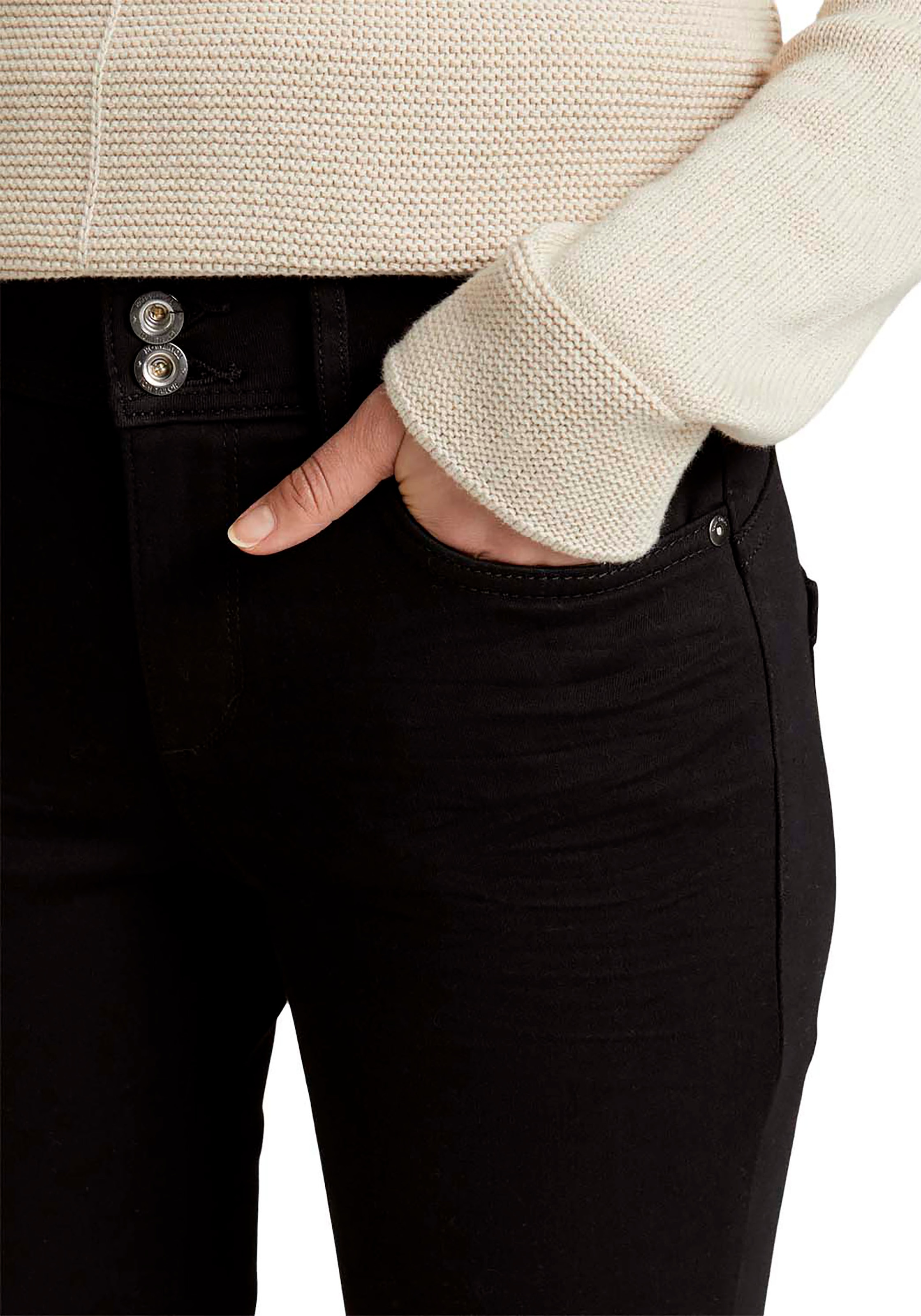 TOM TAILOR Skinny-fit-Jeans »Alexa Skinny«, mit Doppelknopf-Verschluss  online bestellen bei Jelmoli-Versand Schweiz