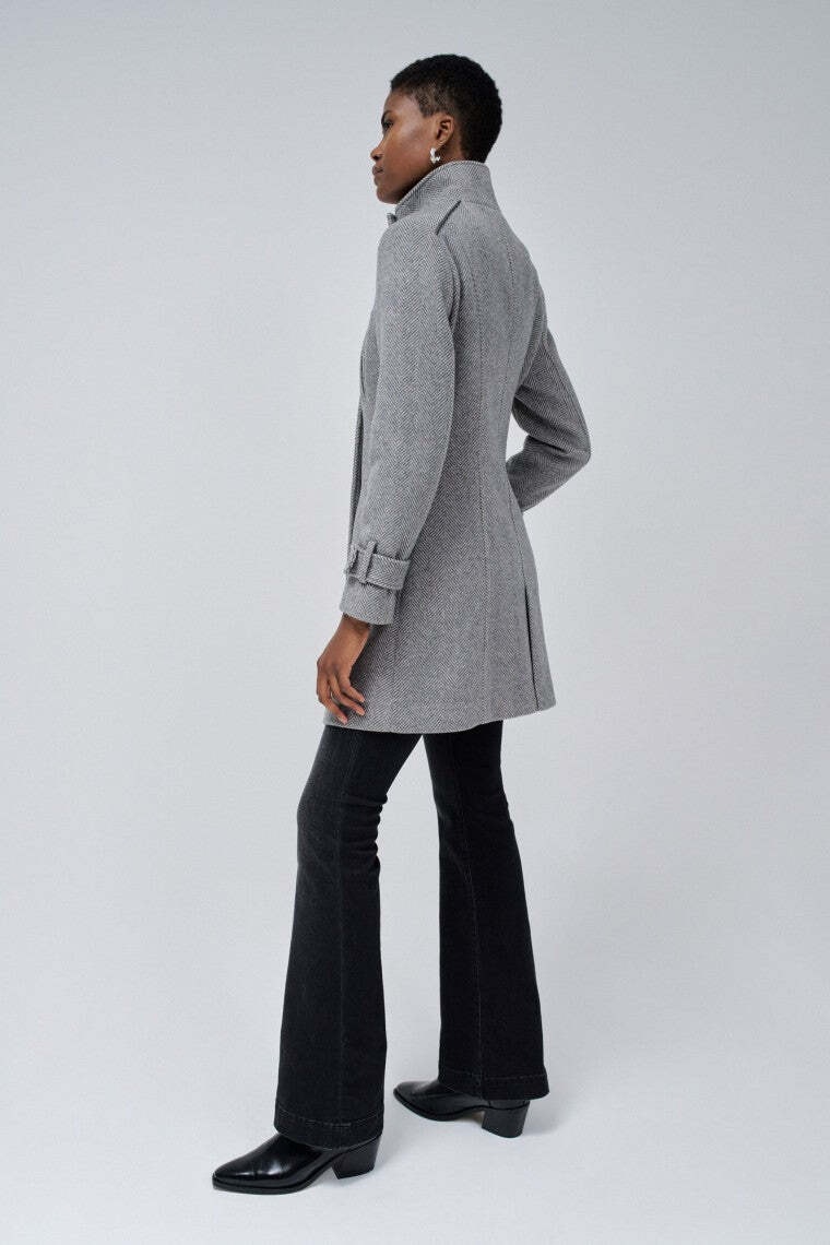 Salsa Wolljacke »Salsa Jeans Wollmantel Grace Long Woolen Coat«