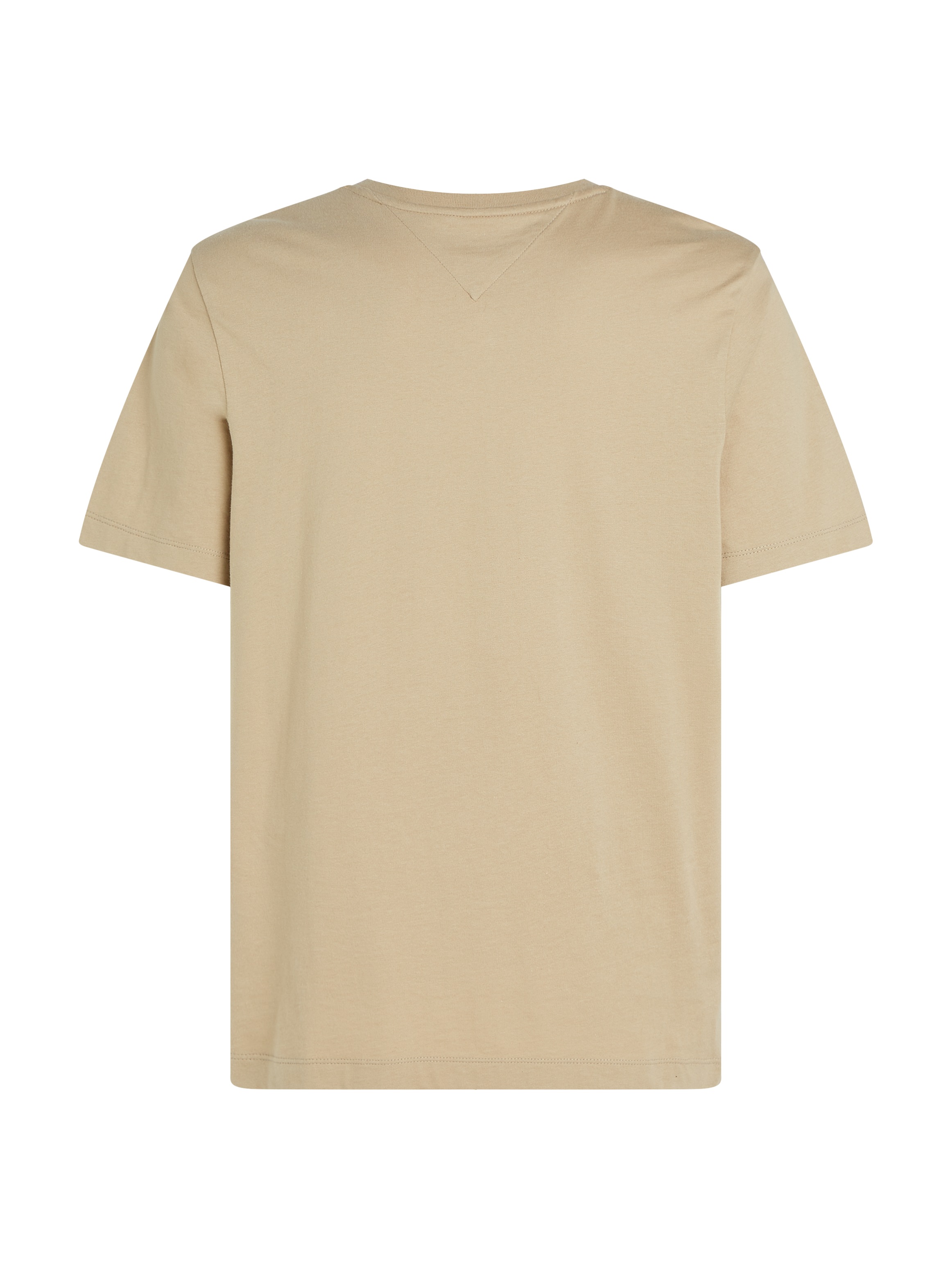 Tommy Hilfiger T-Shirt »ESSENTIAL REG FIT SOLID TEE mit Stickerei und Rundhals«, unifarben, casual, regular fit, Baumwolle, Rundhals
